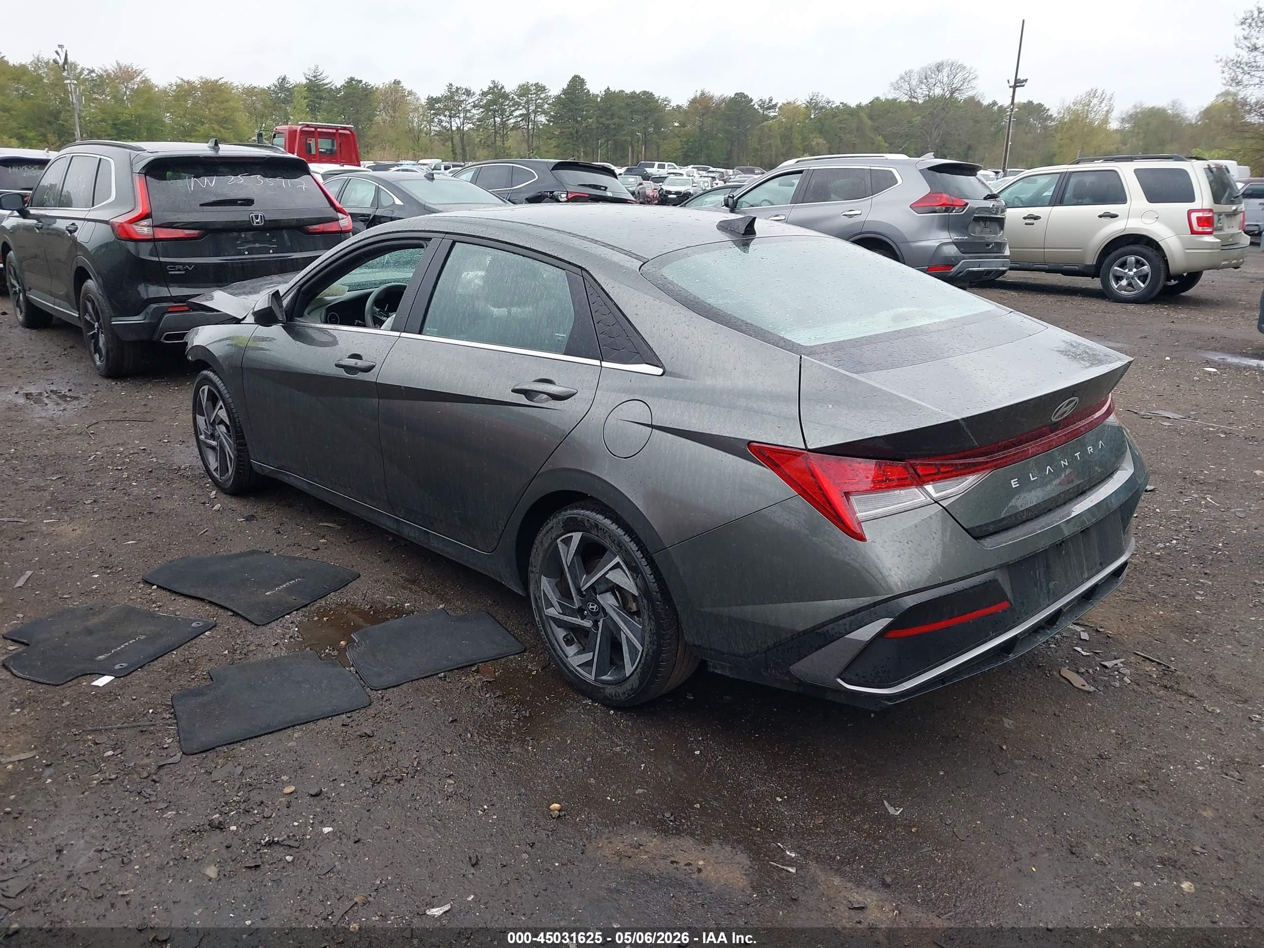 2024 Hyundai Elantra Sel Серый vin: KMHLS4DG8RU772933