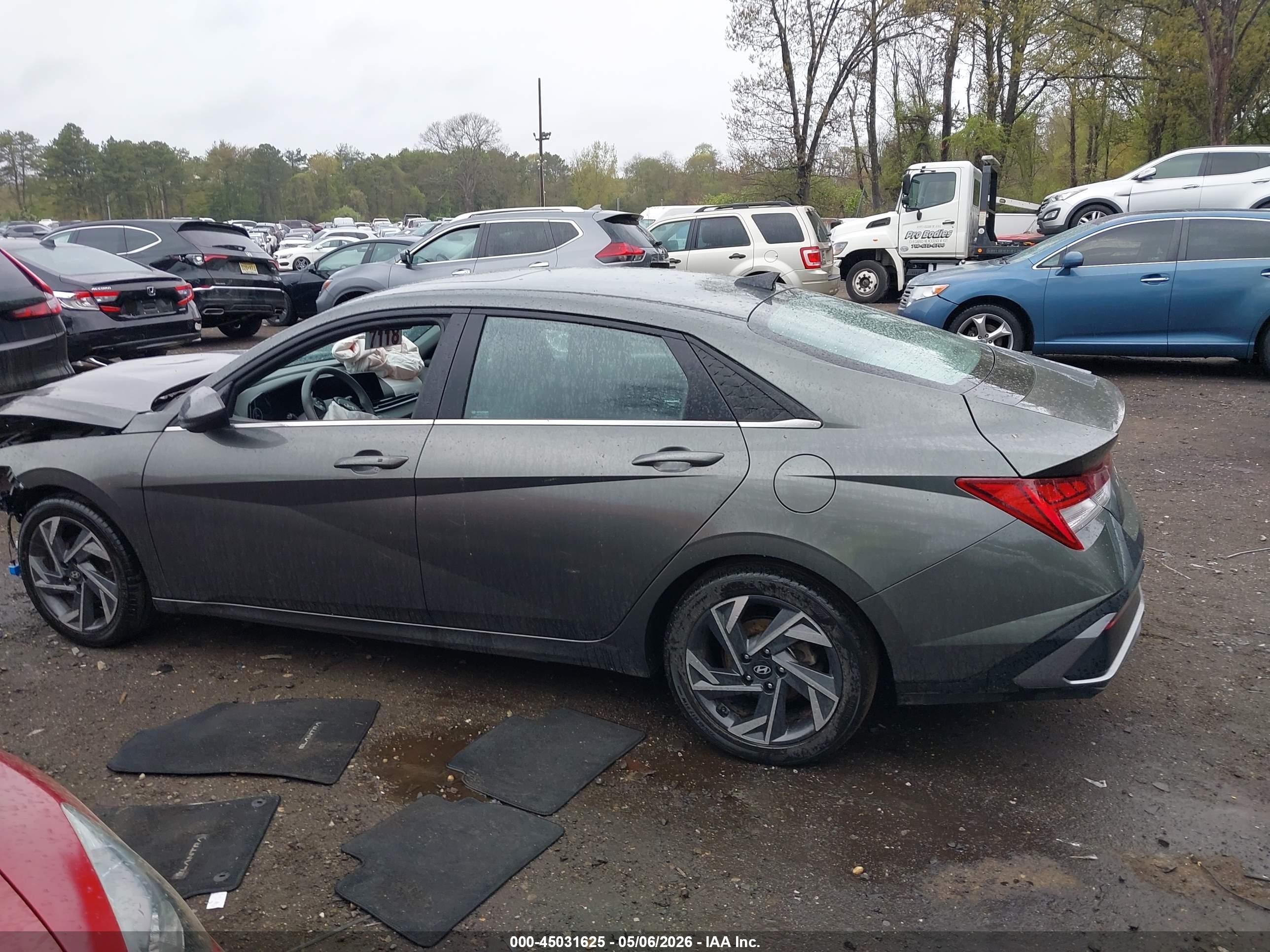 2024 Hyundai Elantra Sel Серый vin: KMHLS4DG8RU772933