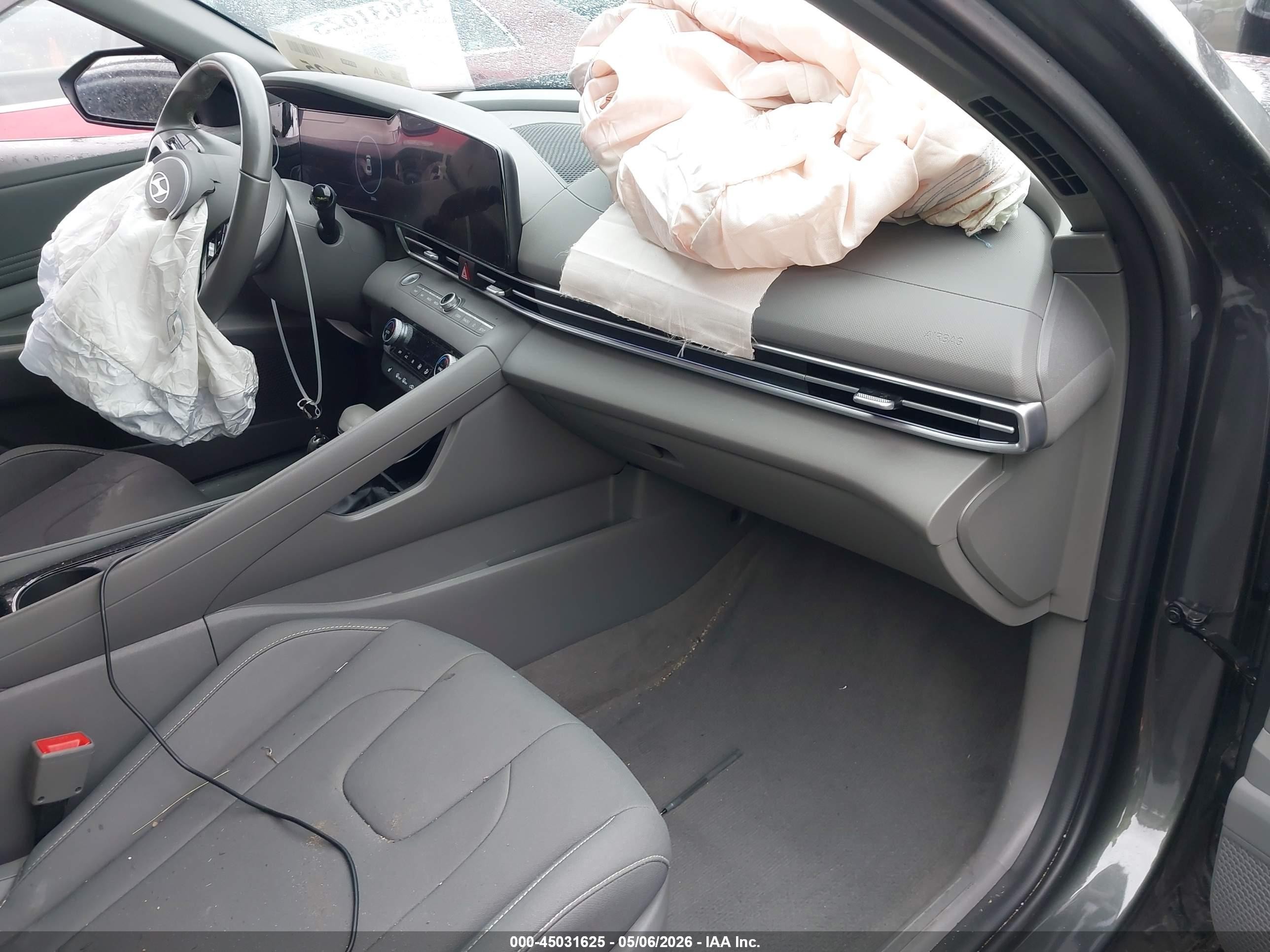 2024 Hyundai Elantra Sel Серый vin: KMHLS4DG8RU772933