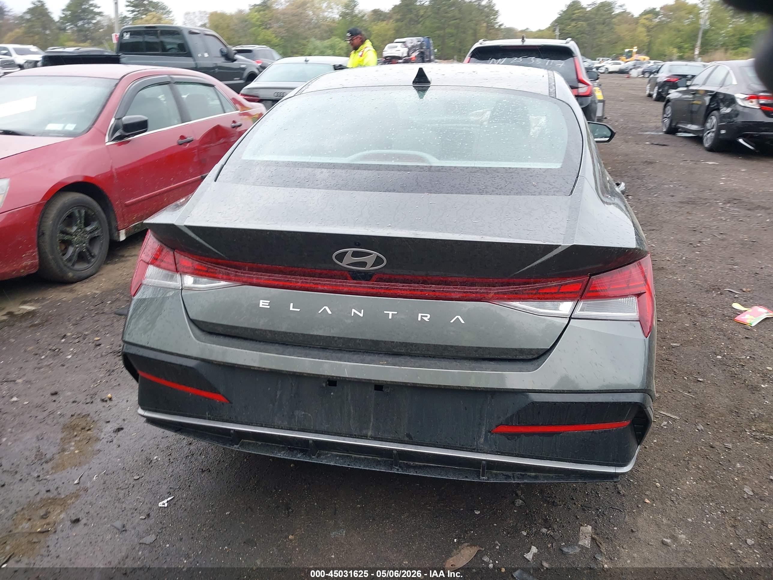 2024 Hyundai Elantra Sel Серый vin: KMHLS4DG8RU772933