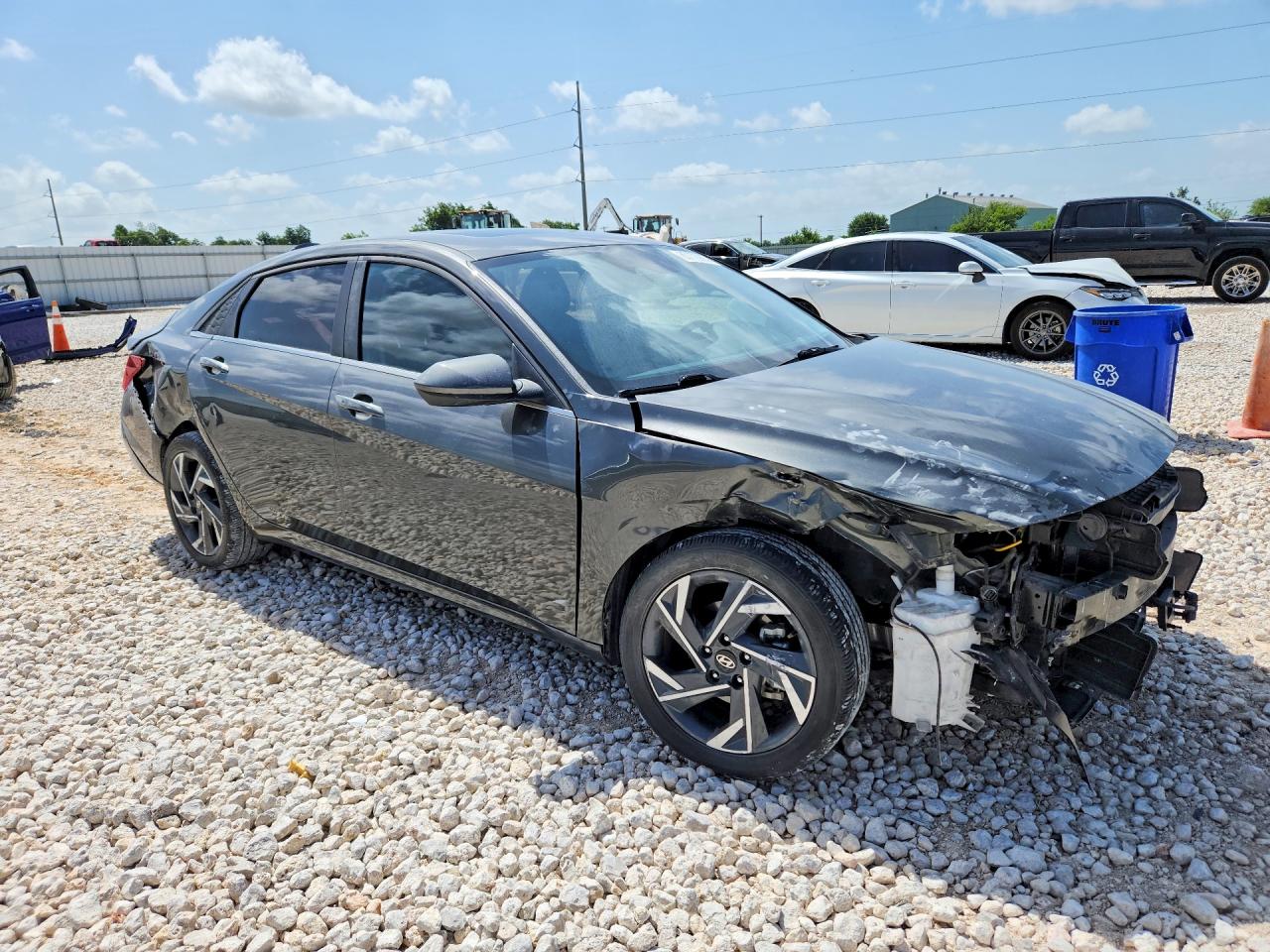 2024 Hyundai Elantra Sel Gray vin: KMHLS4DG9RU716919
