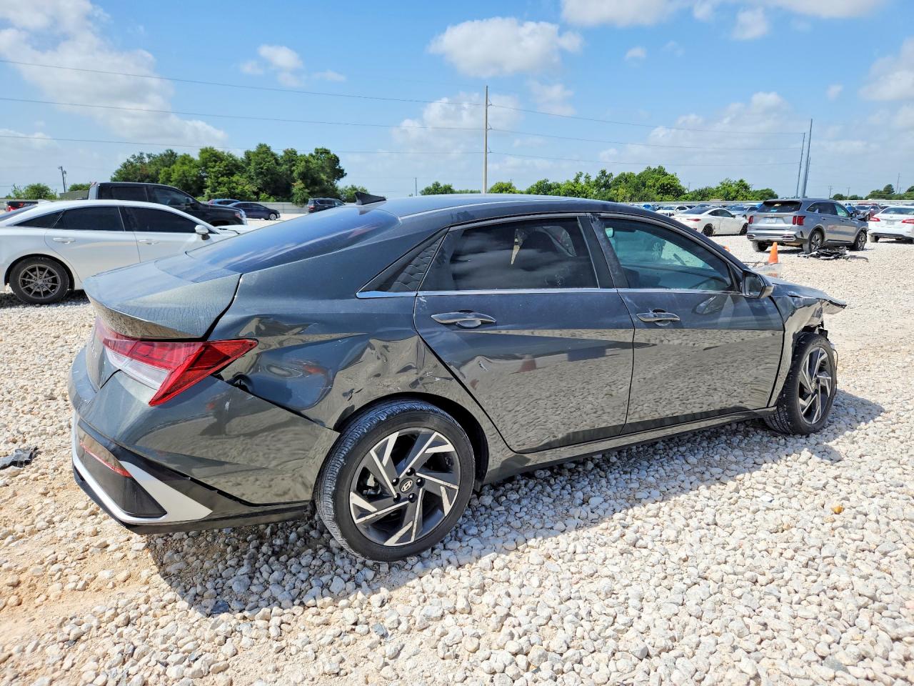 2024 Hyundai Elantra Sel Gray vin: KMHLS4DG9RU716919