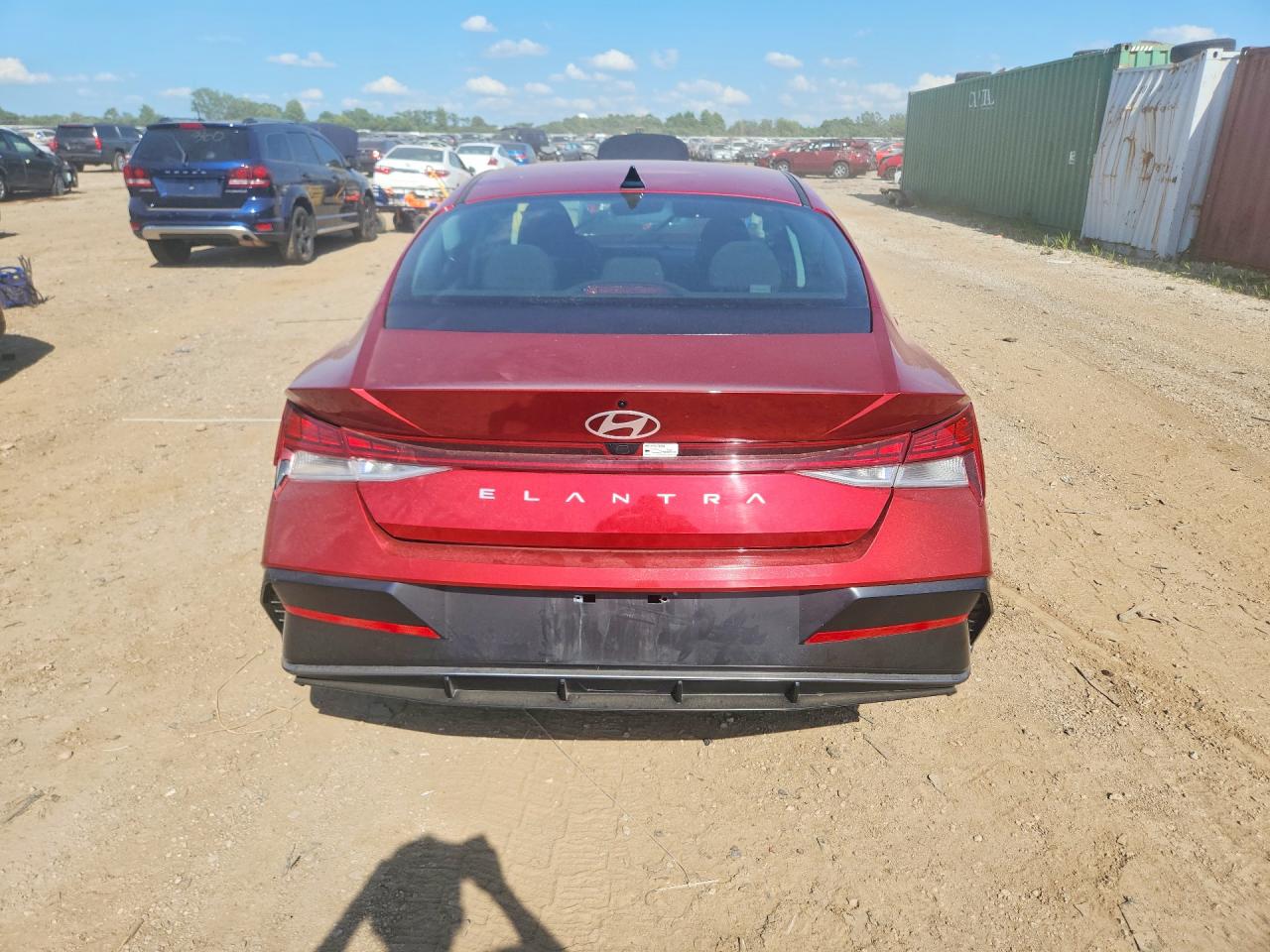 2025 Hyundai Elantra Sel Red vin: KMHLS4DG9SU859021