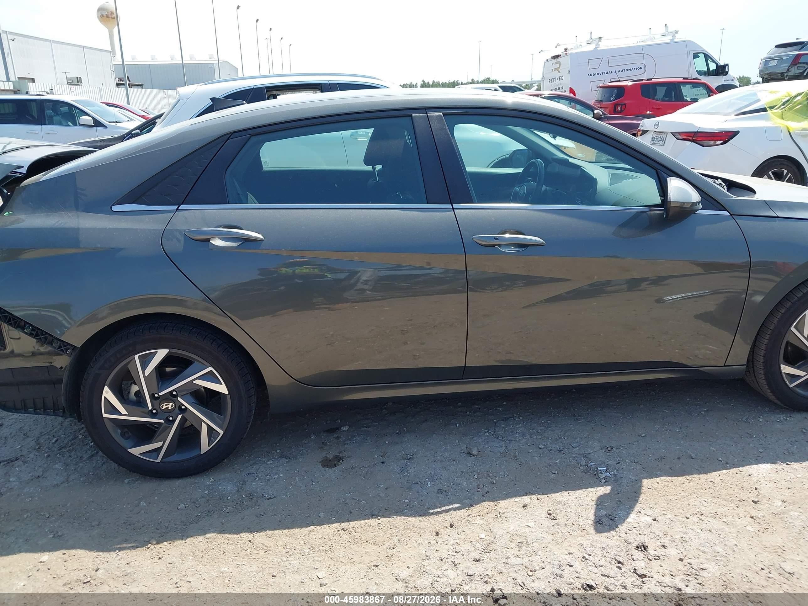 2025 Hyundai Elantra Sel Convenience Gray vin: KMHLS4DG9SU920870