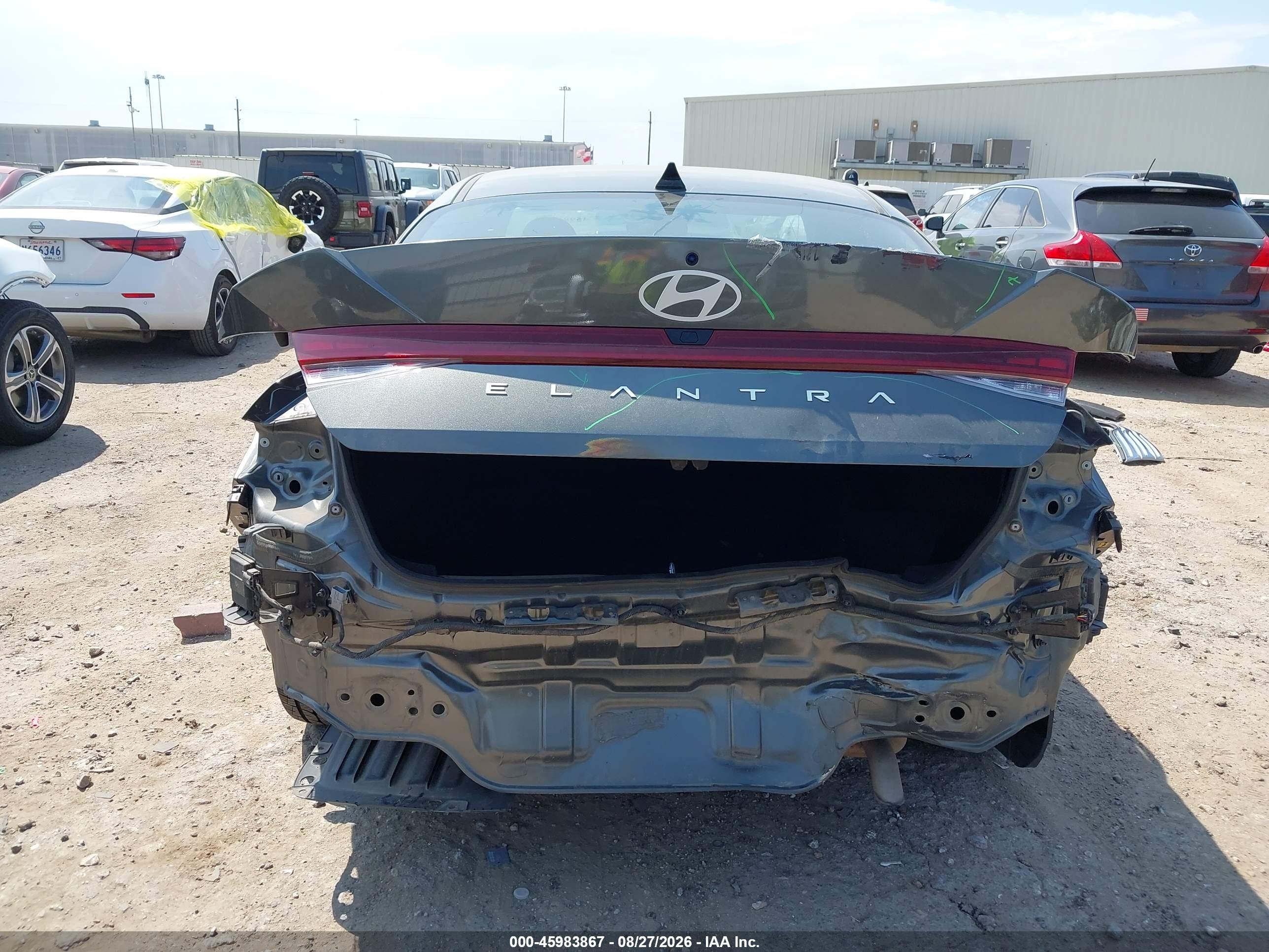 2025 Hyundai Elantra Sel Convenience Gray vin: KMHLS4DG9SU920870