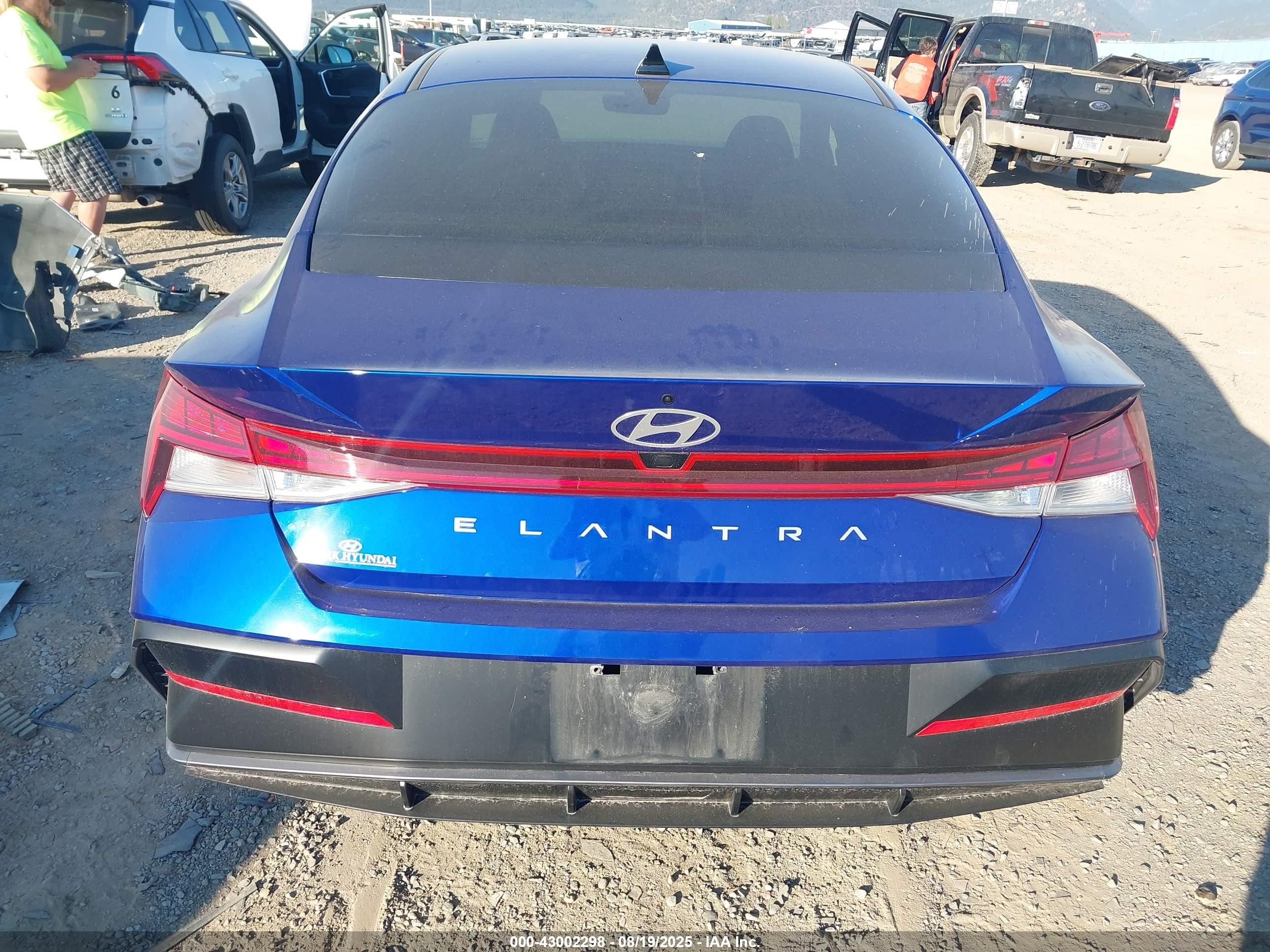 2024 Hyundai Elantra Sel Синий vin: KMHLS4DGXRU761707