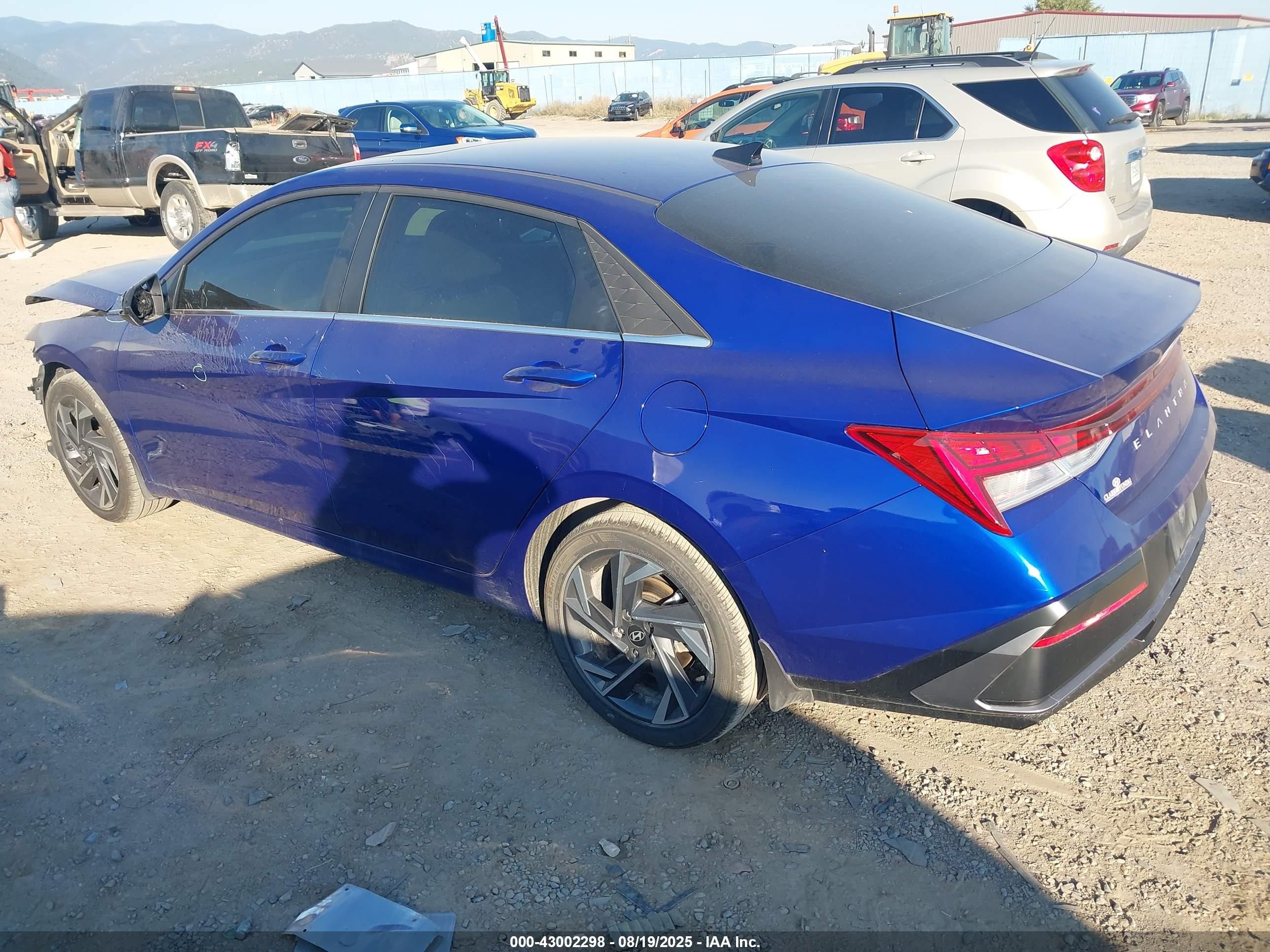 2024 Hyundai Elantra Sel Синий vin: KMHLS4DGXRU761707