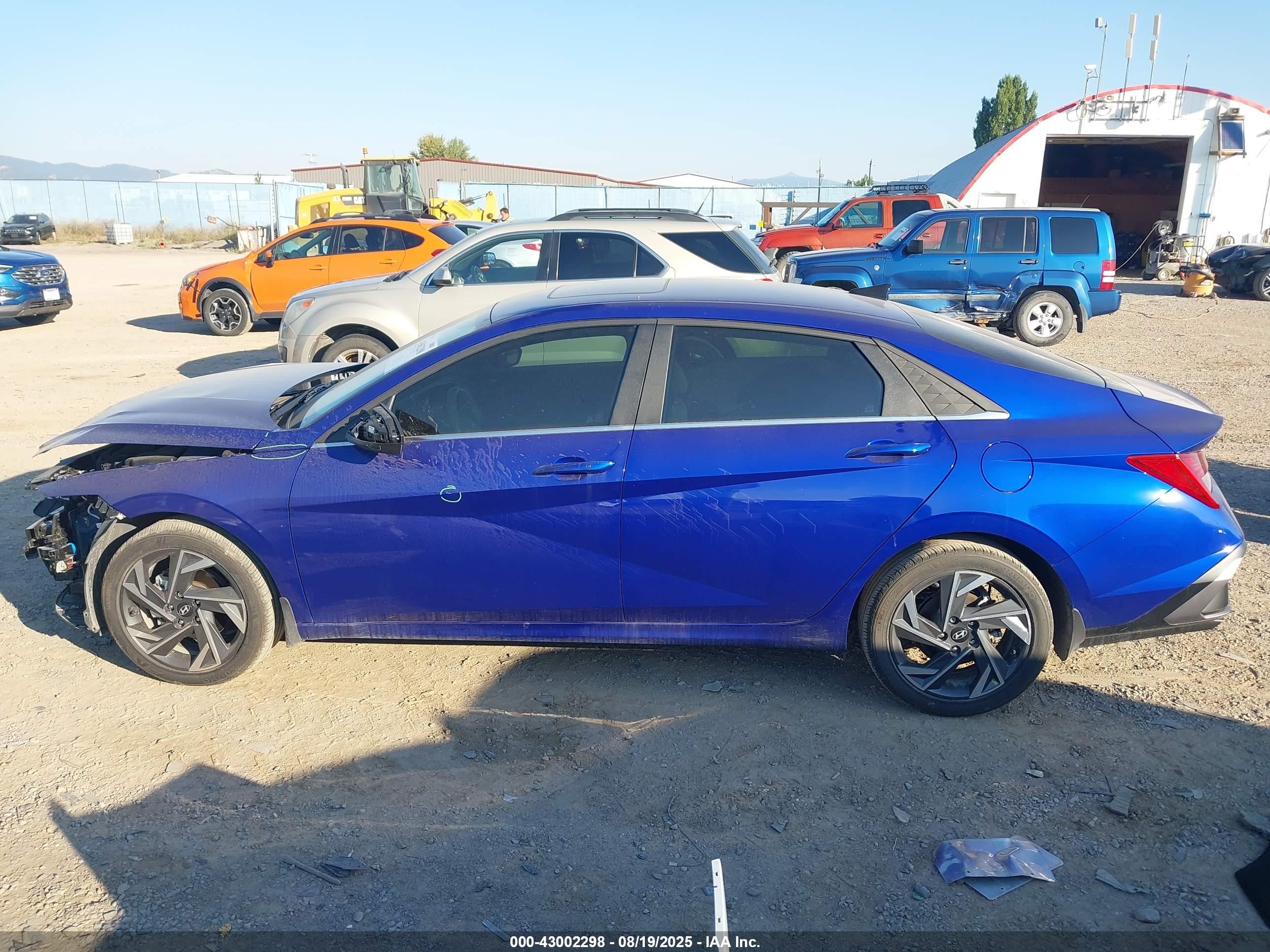 2024 Hyundai Elantra Sel Синий vin: KMHLS4DGXRU761707