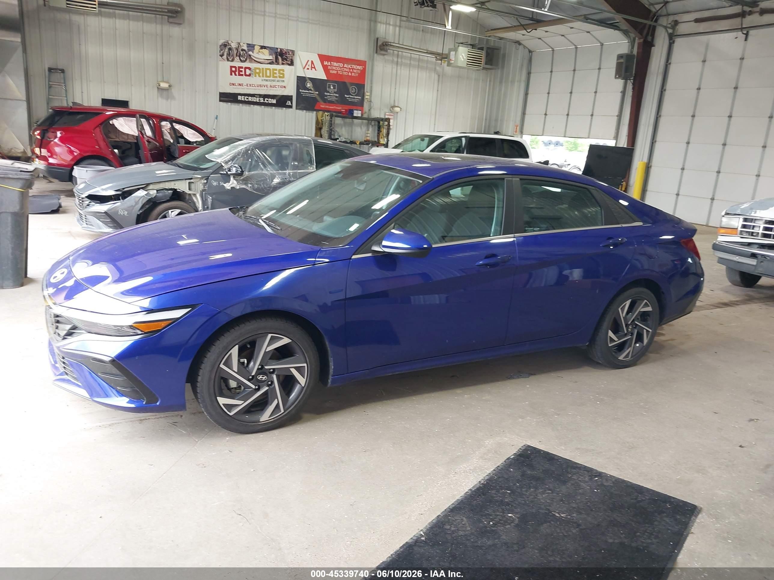 2025 Hyundai Elantra Sel Convenience Blue vin: KMHLS4DGXSU923146