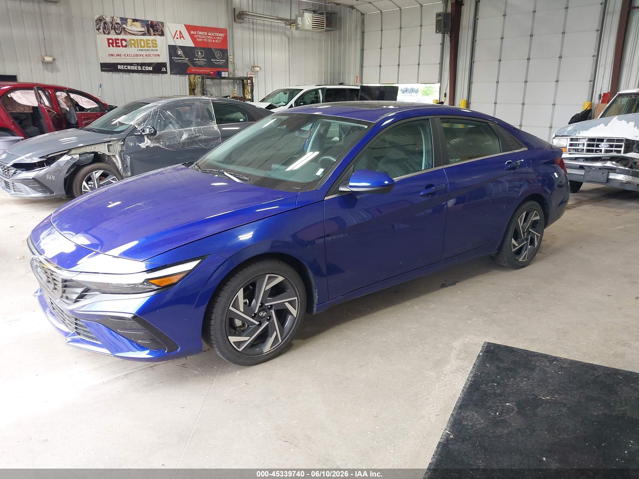 2025 Hyundai Elantra Sel Convenience Blue vin: KMHLS4DGXSU923146