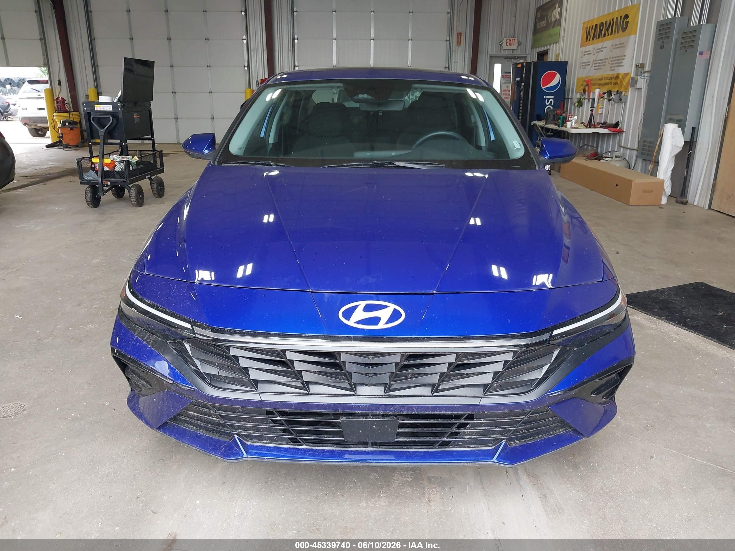 2025 Hyundai Elantra Sel Convenience Blue vin: KMHLS4DGXSU923146