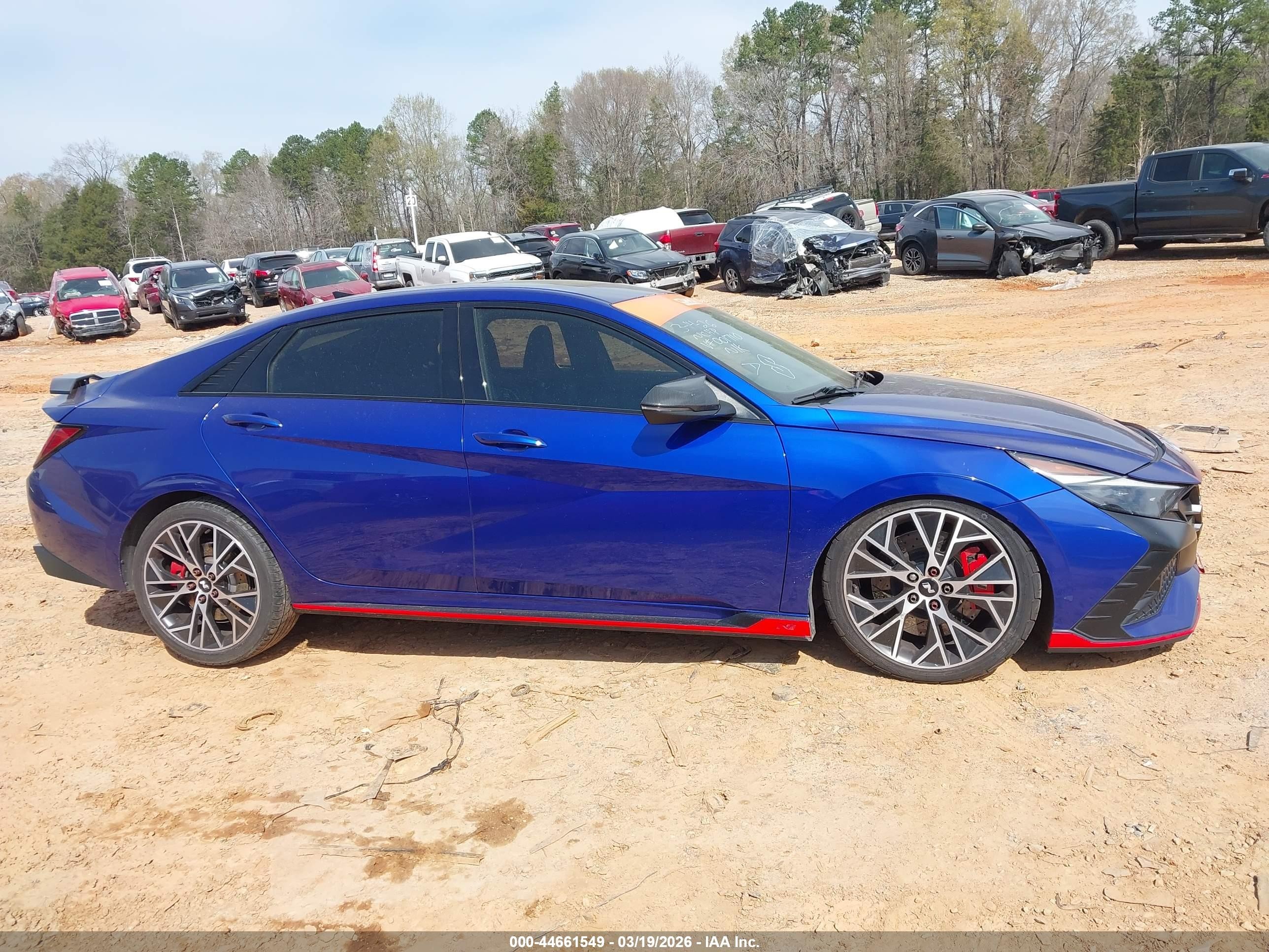 2022 Hyundai Elantra N   Синий vin: KMHLW4AK3NU001710