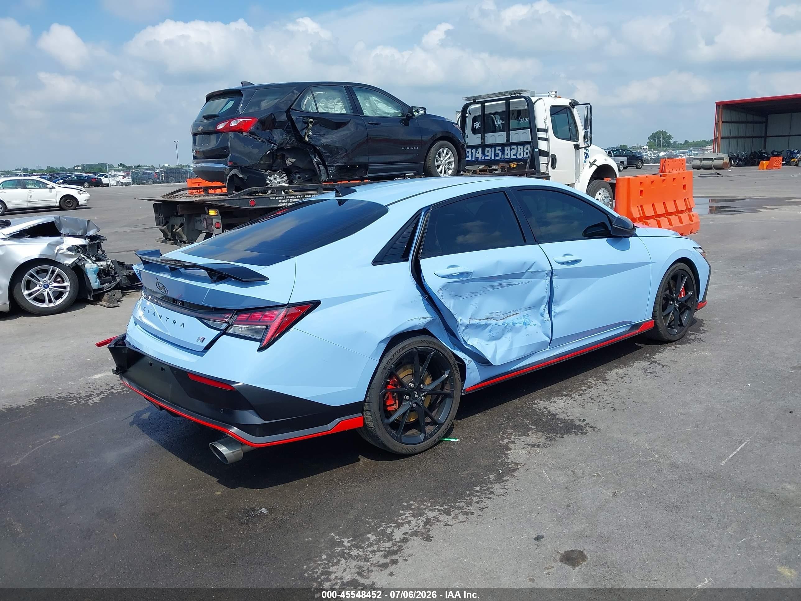 2025 Hyundai Elantra N Blue vin: KMHLW4DK4SU028311