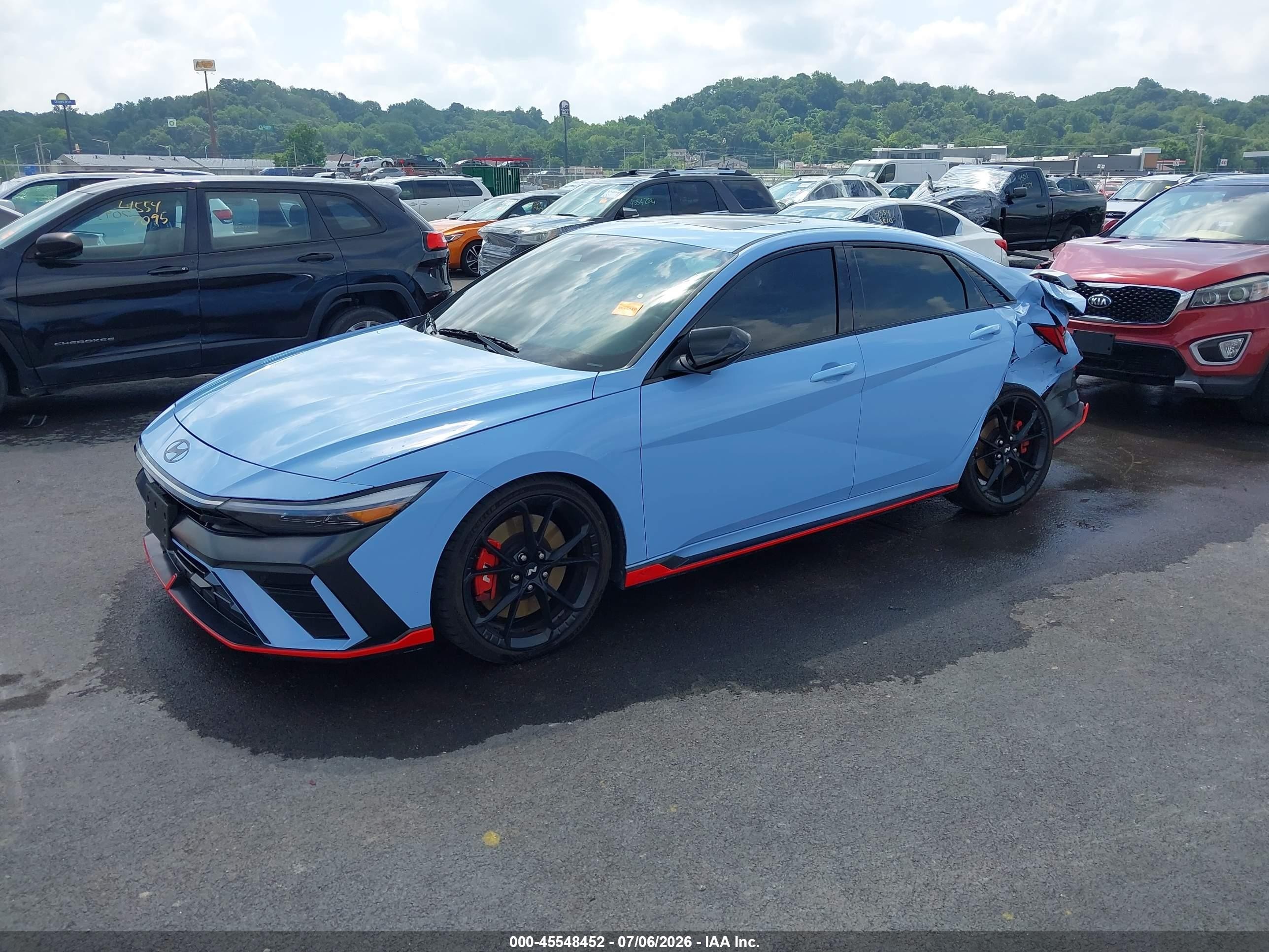 2025 Hyundai Elantra N Blue vin: KMHLW4DK4SU028311