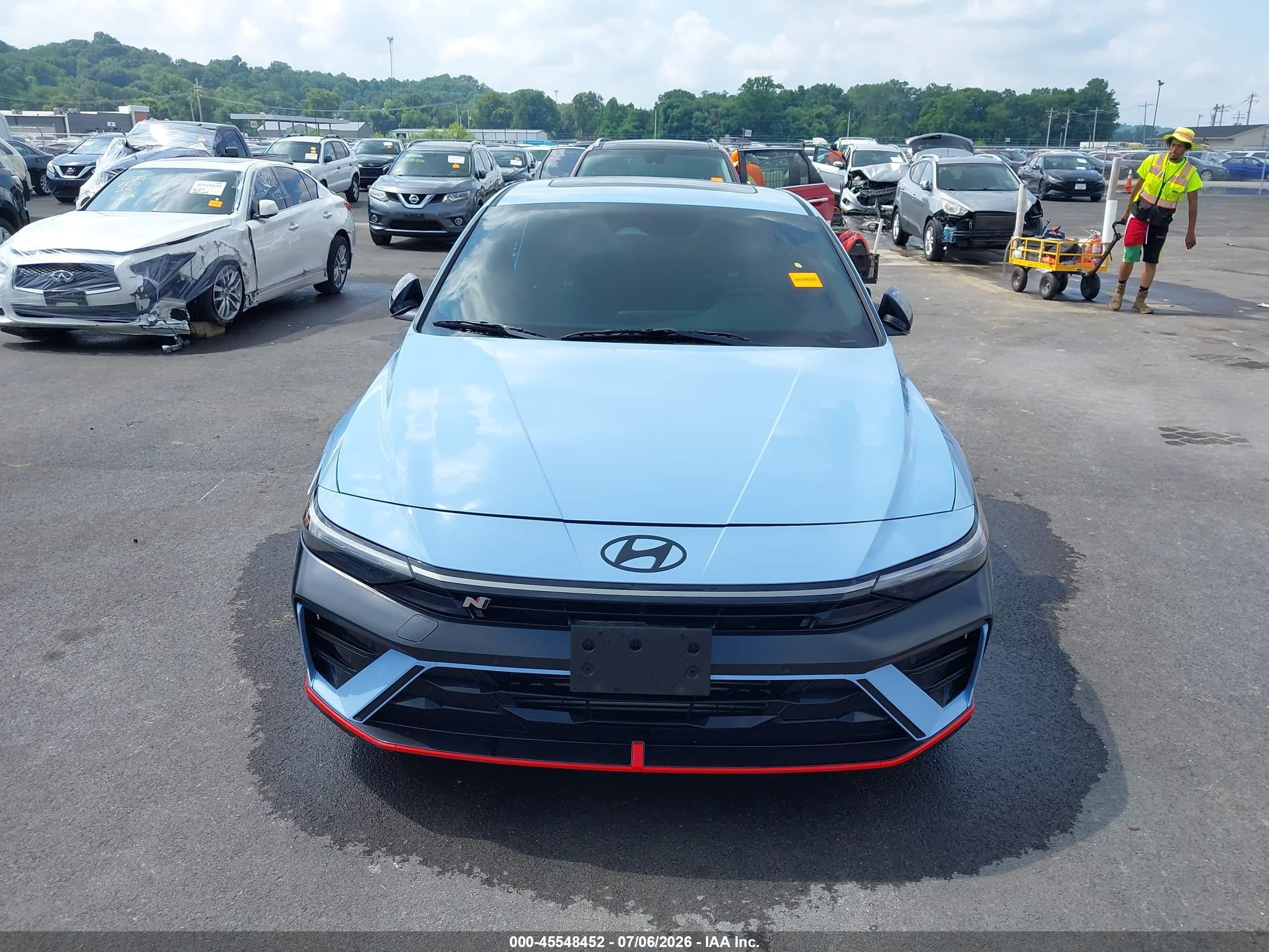2025 Hyundai Elantra N Blue vin: KMHLW4DK4SU028311
