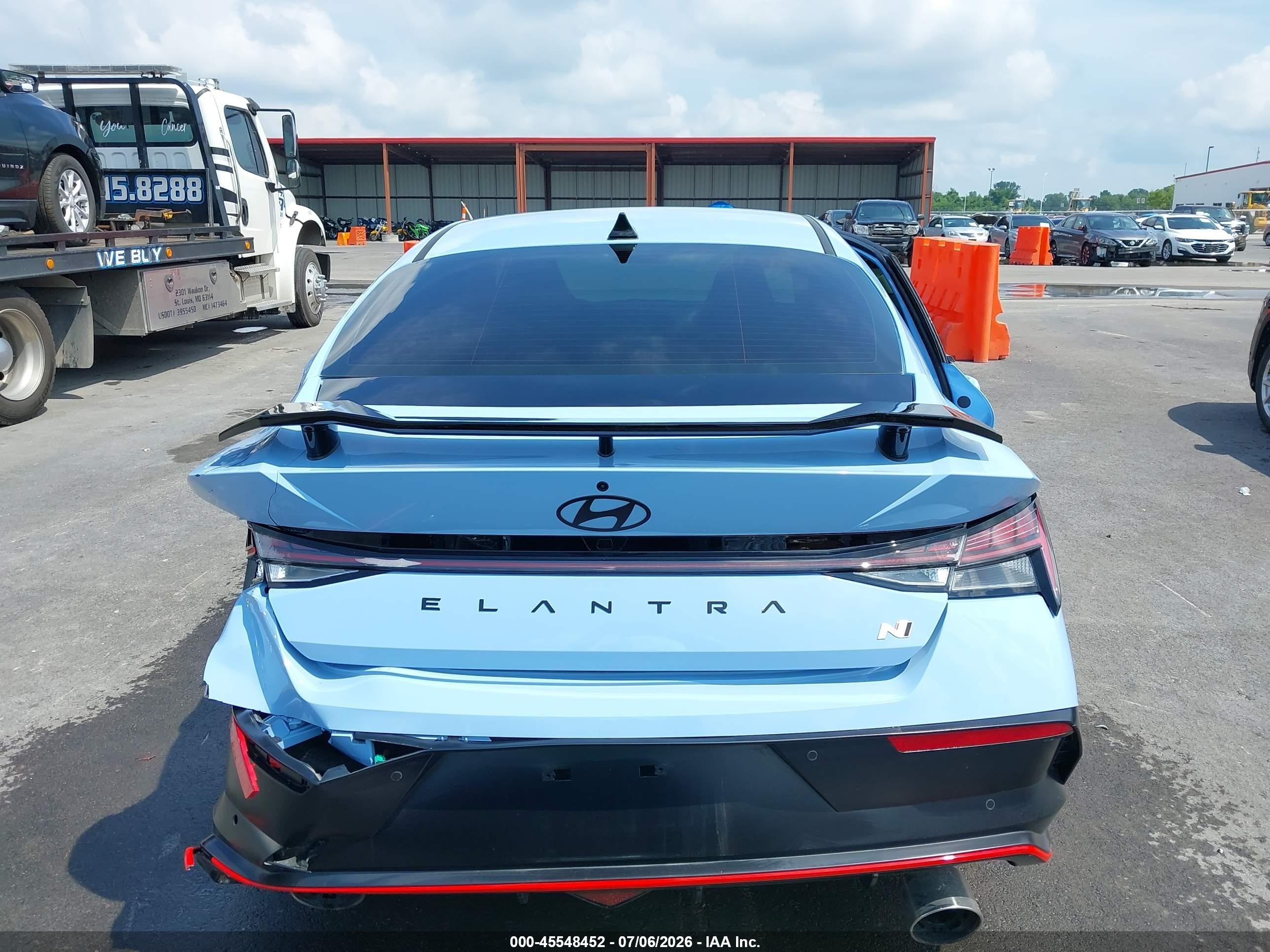 2025 Hyundai Elantra N Blue vin: KMHLW4DK4SU028311