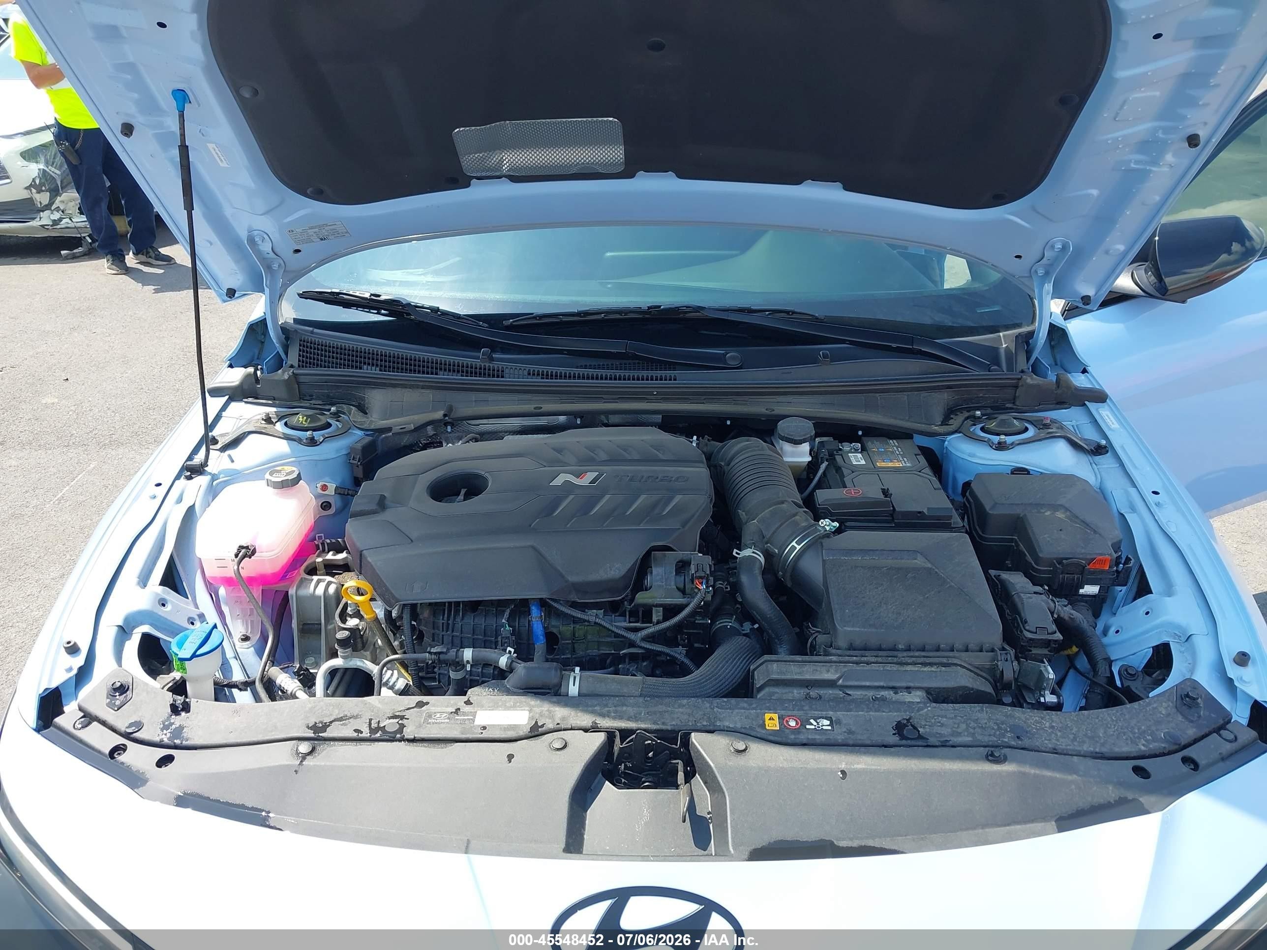 2025 Hyundai Elantra N Blue vin: KMHLW4DK4SU028311