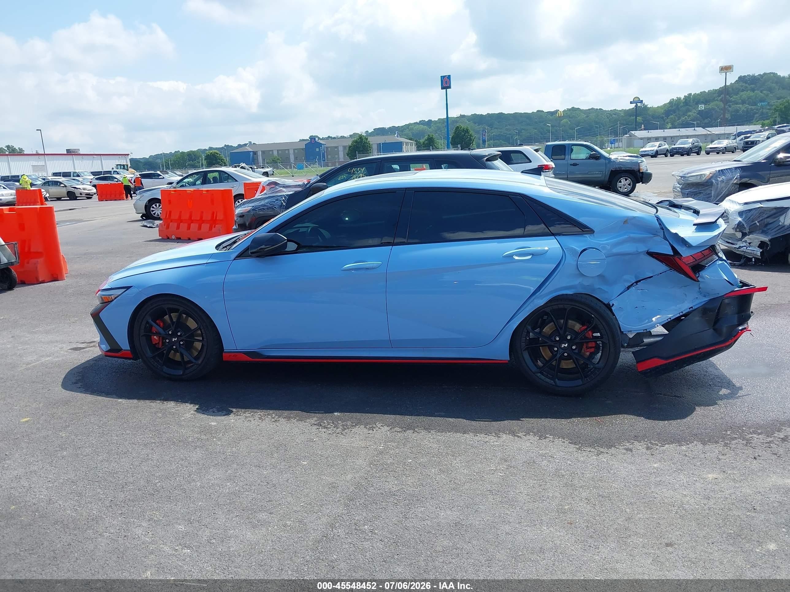 2025 Hyundai Elantra N Blue vin: KMHLW4DK4SU028311