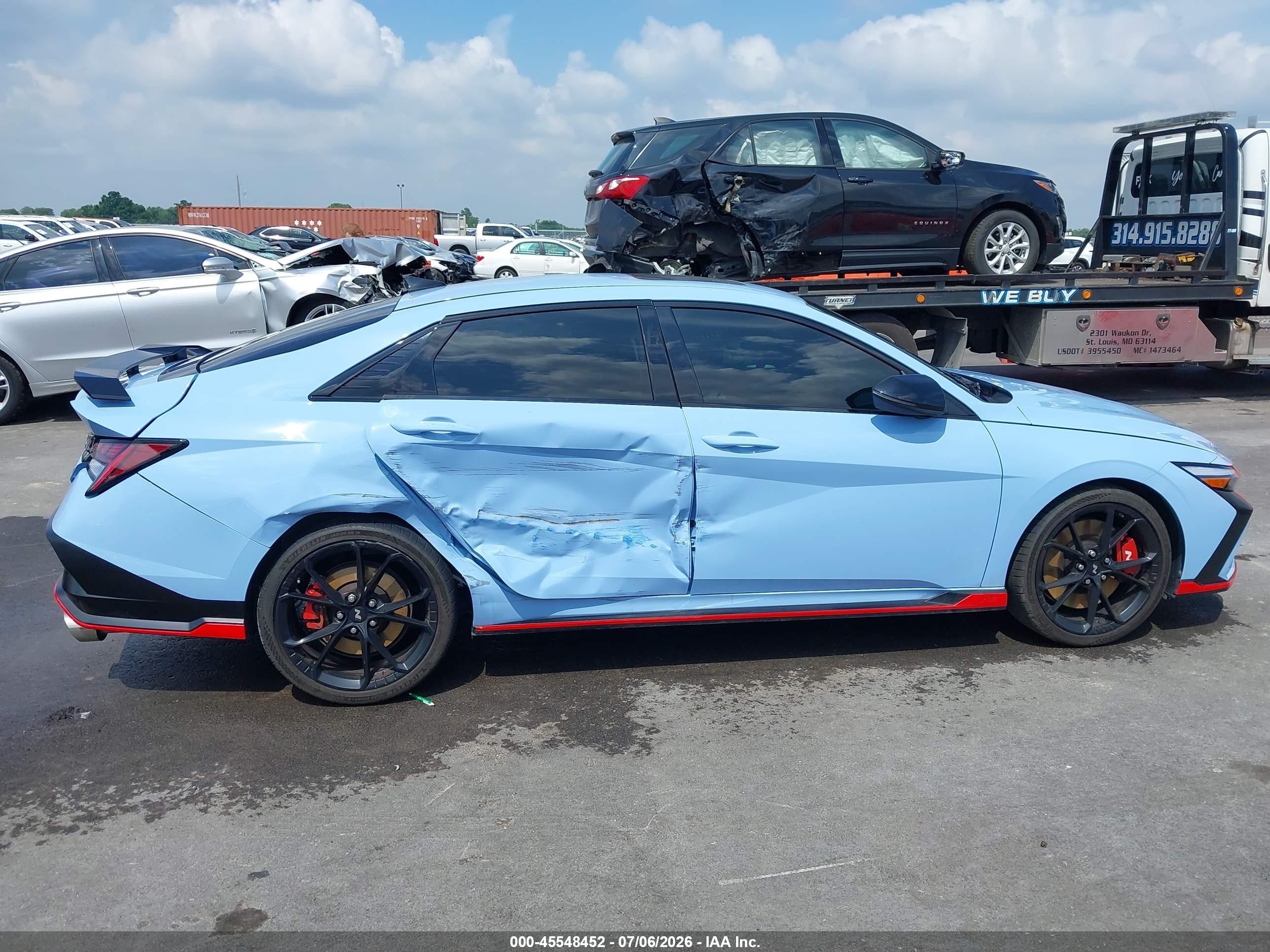 2025 Hyundai Elantra N Blue vin: KMHLW4DK4SU028311
