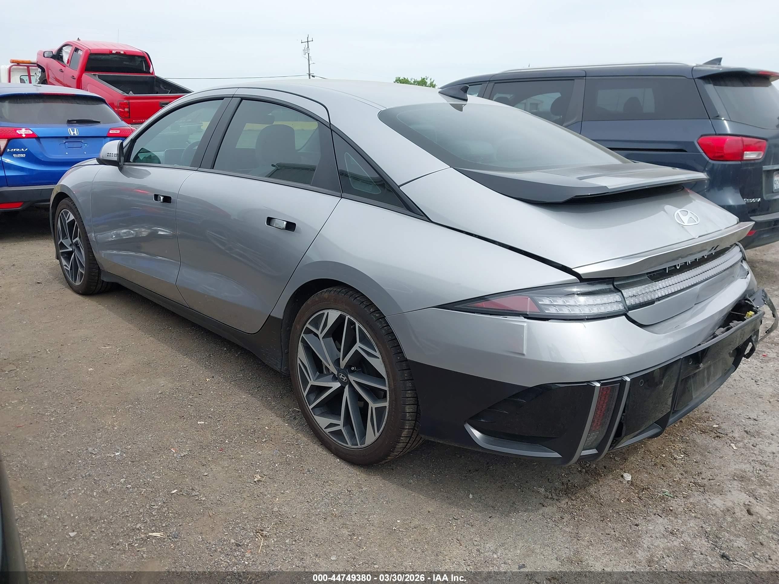 2023 Hyundai Ioniq 6 Sel Gray vin: KMHM34AA2PA033492