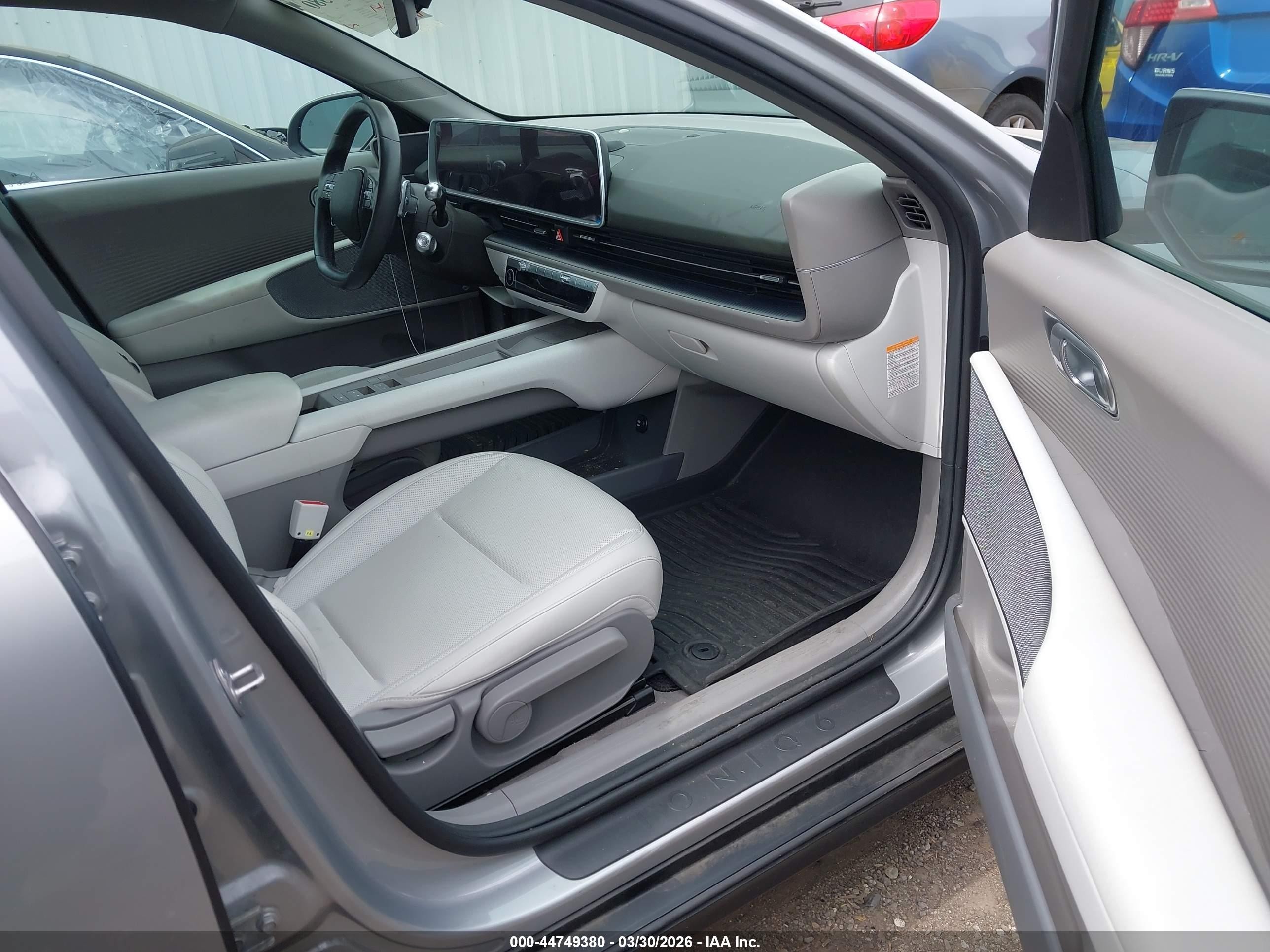 2023 Hyundai Ioniq 6 Sel Gray vin: KMHM34AA2PA033492