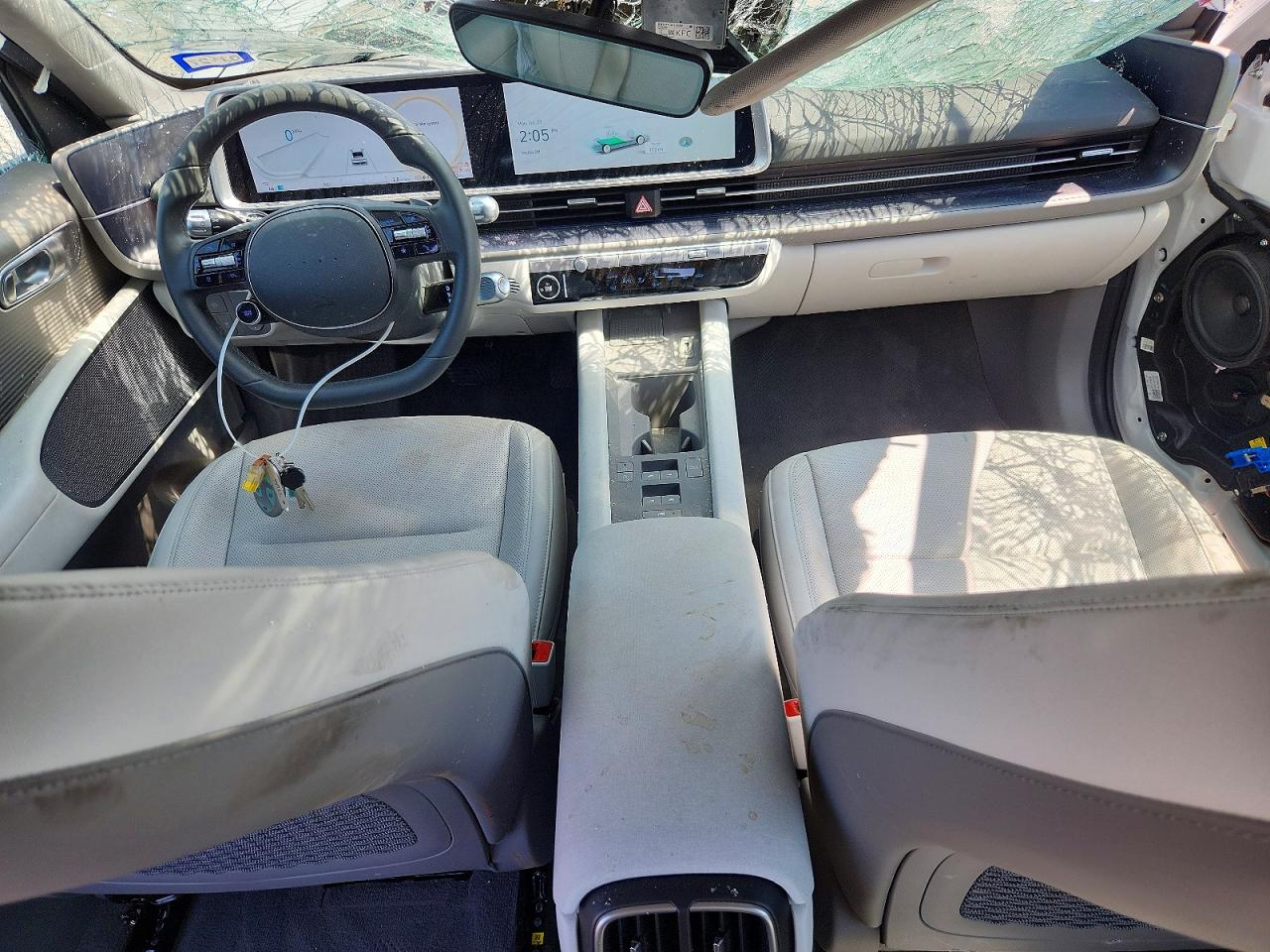2025 Hyundai Ioniq 6 Sel White vin: KMHM34AA6SA095177