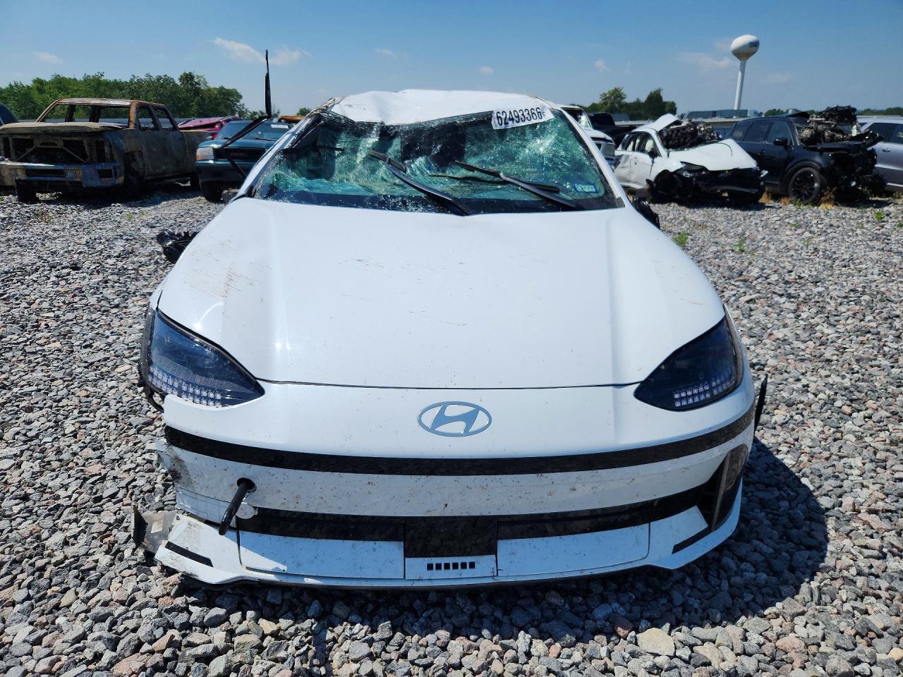 2025 Hyundai Ioniq 6 Sel White vin: KMHM34AA6SA095177