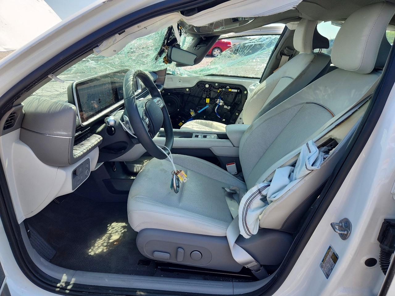 2025 Hyundai Ioniq 6 Sel White vin: KMHM34AA6SA095177