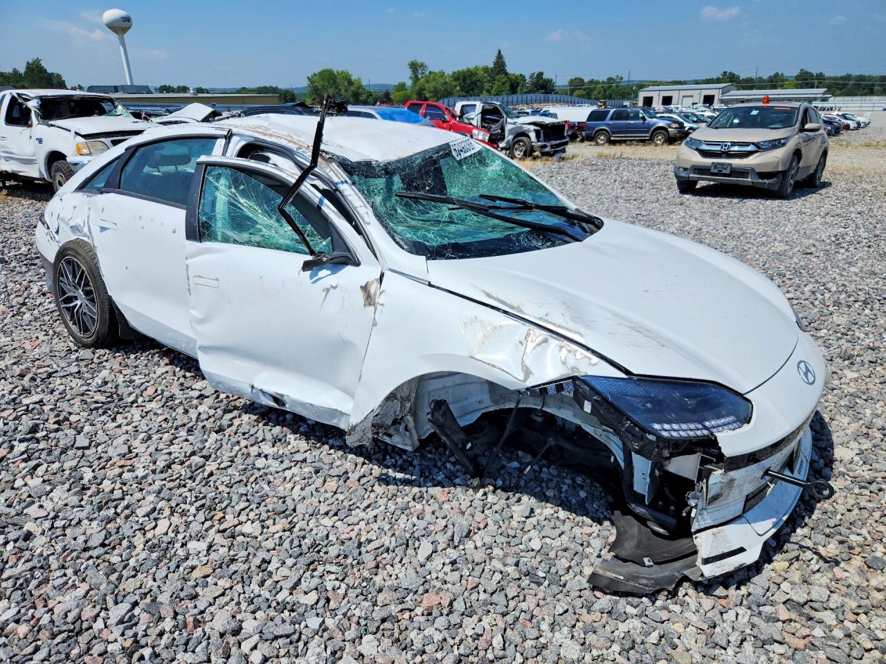 2025 Hyundai Ioniq 6 Sel White vin: KMHM34AA6SA095177