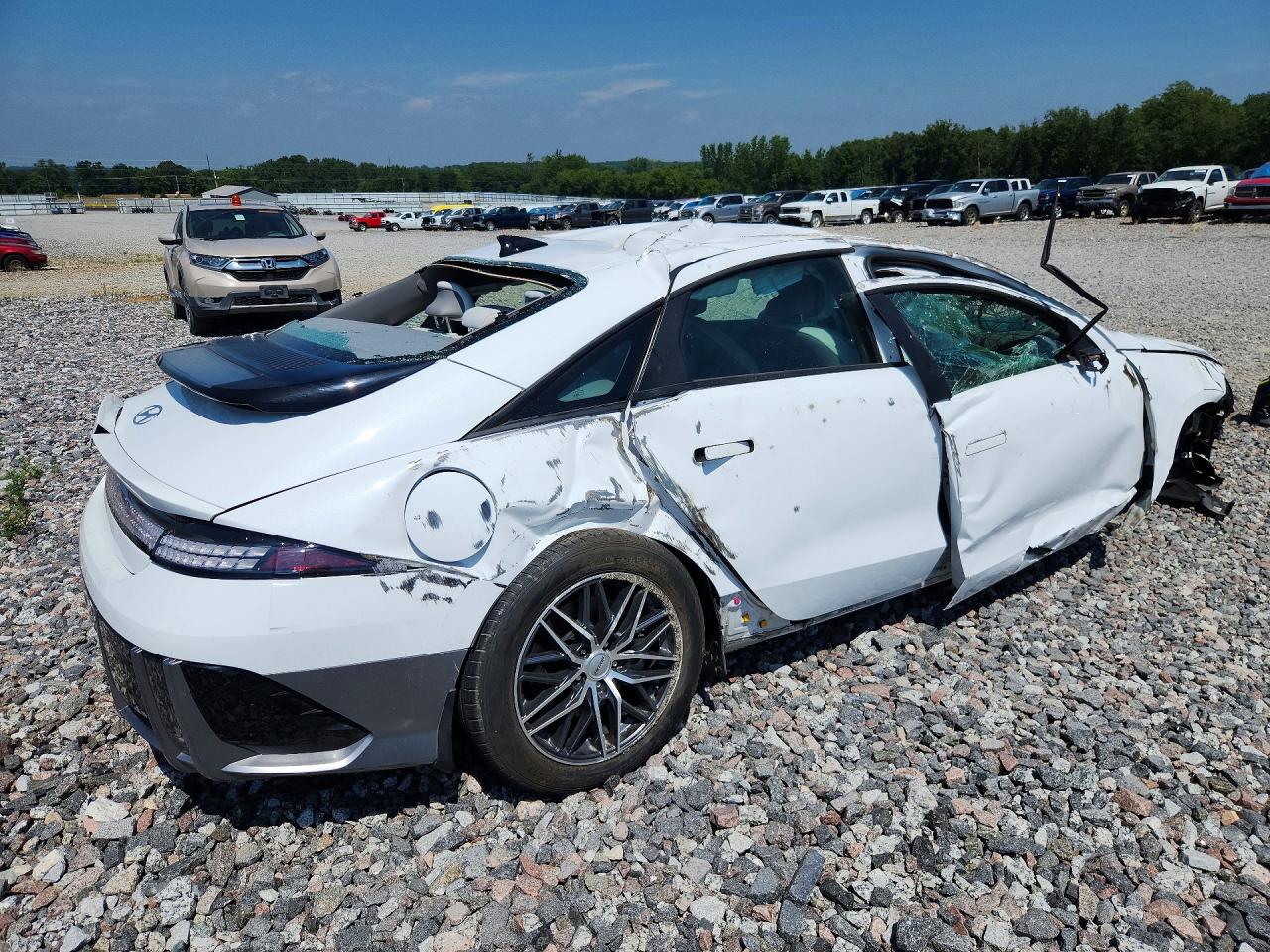 2025 Hyundai Ioniq 6 Sel White vin: KMHM34AA6SA095177