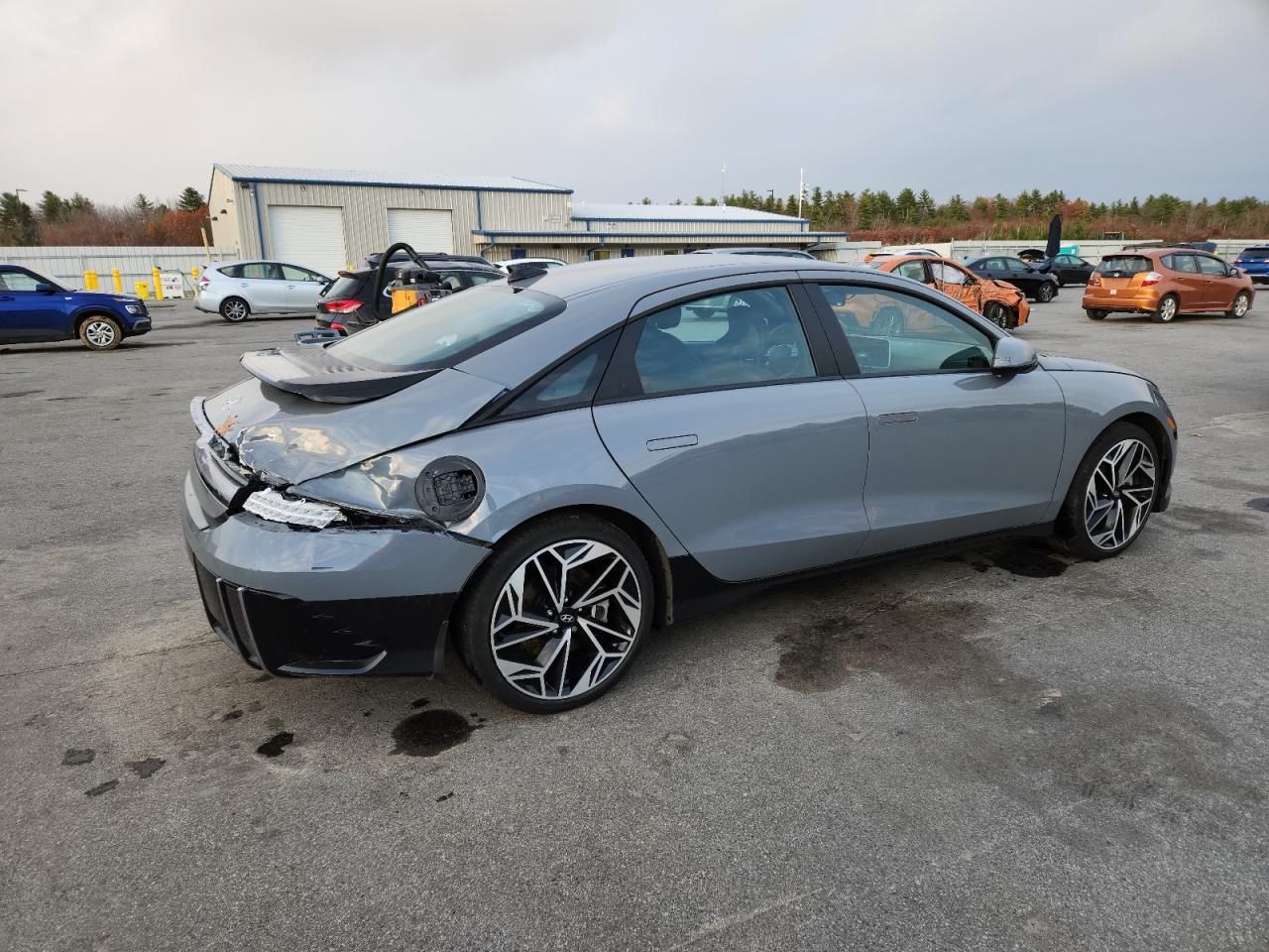 2024 Hyundai Ioniq 6 Sel Gray vin: KMHM34AC2RA058977