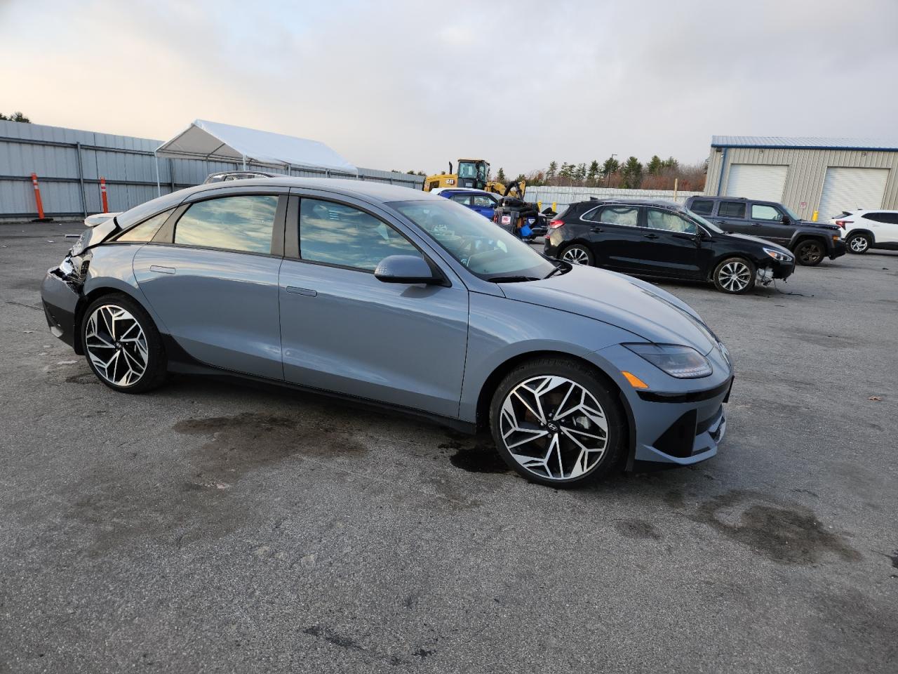 2024 Hyundai Ioniq 6 Sel Gray vin: KMHM34AC2RA058977