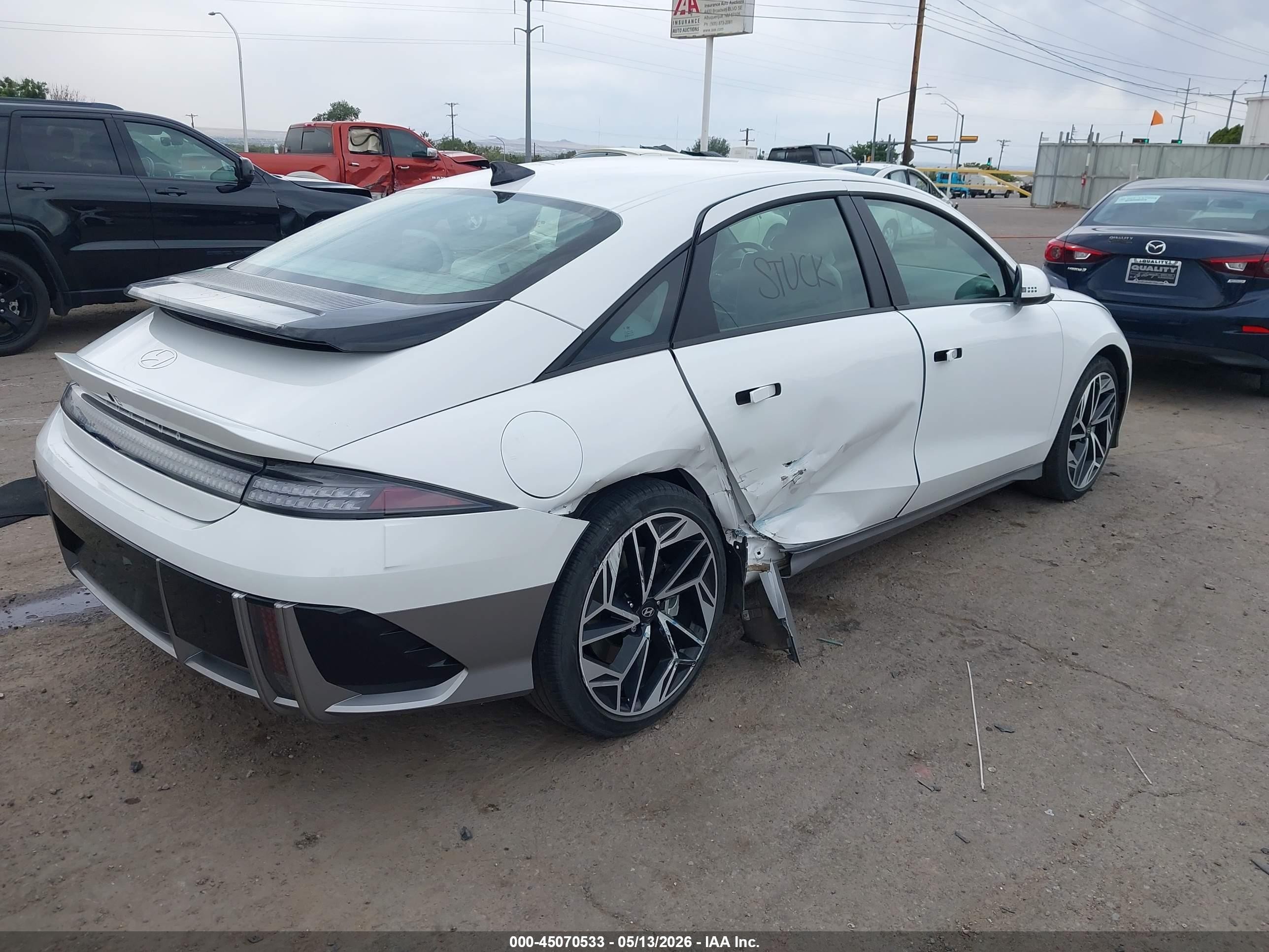 2024 Hyundai Ioniq 6 Sel White vin: KMHM34AC3RA080342