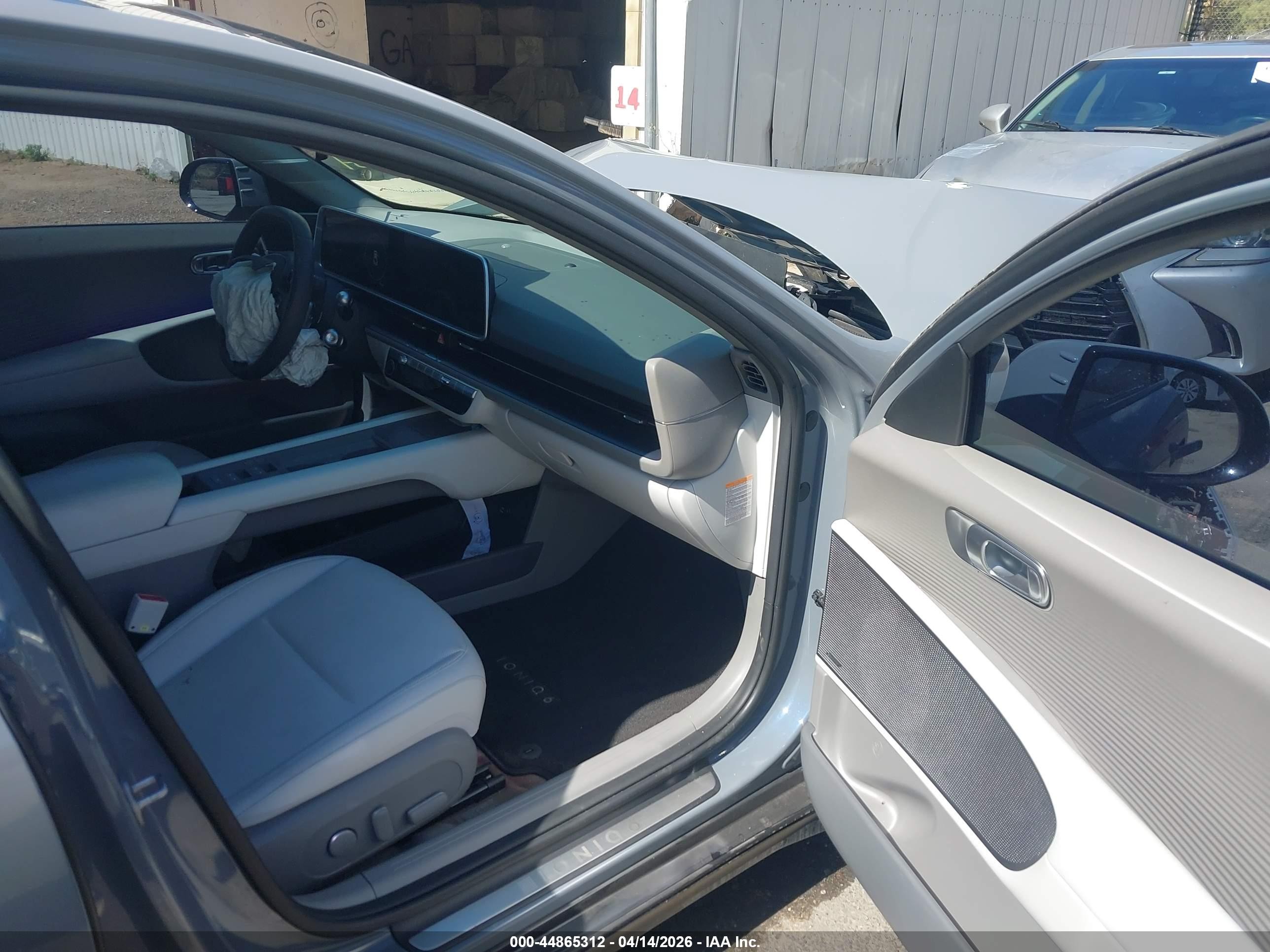 2023 Hyundai Ioniq 6 Limited Серый vin: KMHM54AC6PA028789