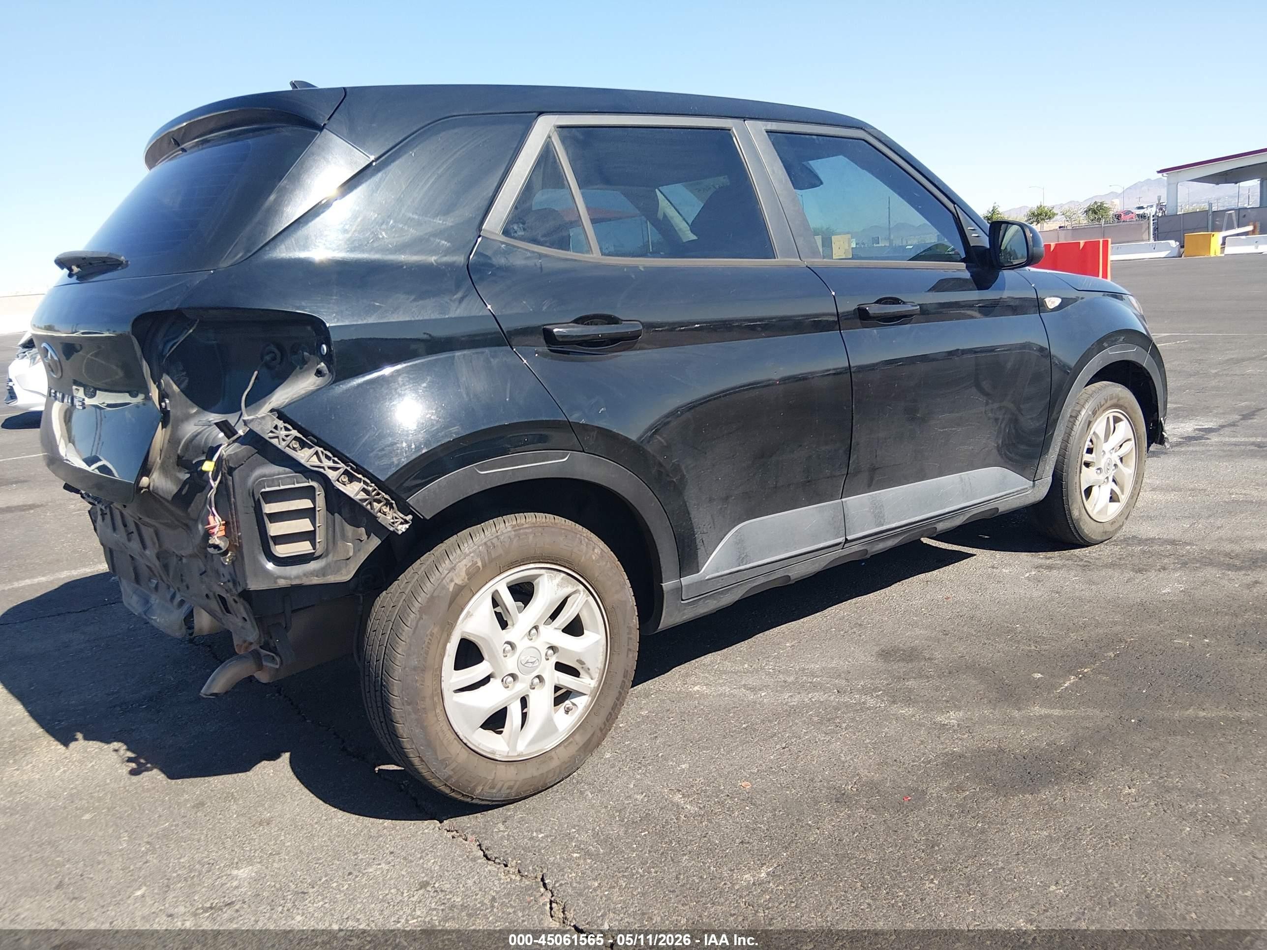2021 Hyundai Venue Se Черный vin: KMHRB8A30MU068950
