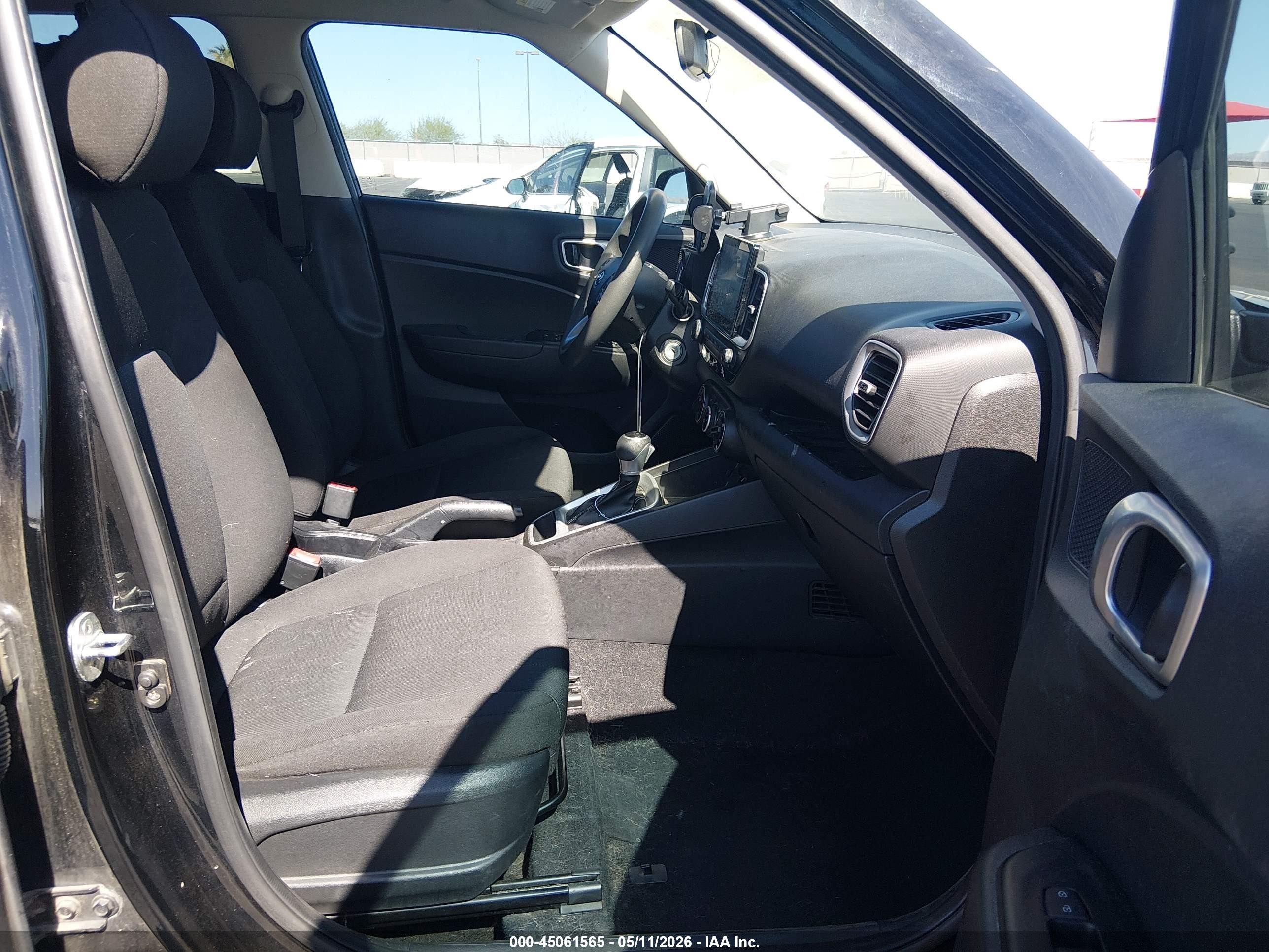 2021 Hyundai Venue Se Черный vin: KMHRB8A30MU068950
