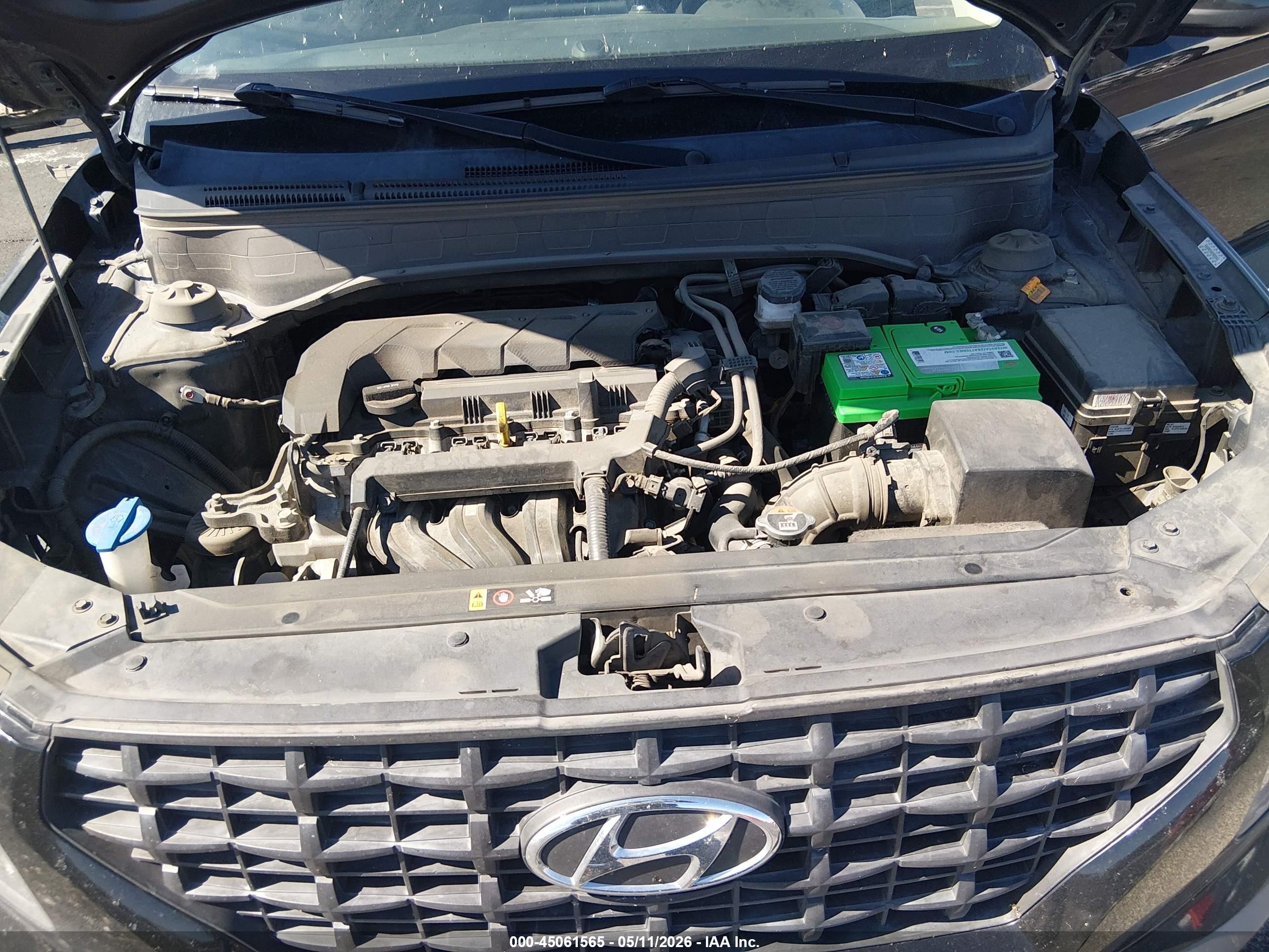 2021 Hyundai Venue Se Черный vin: KMHRB8A30MU068950