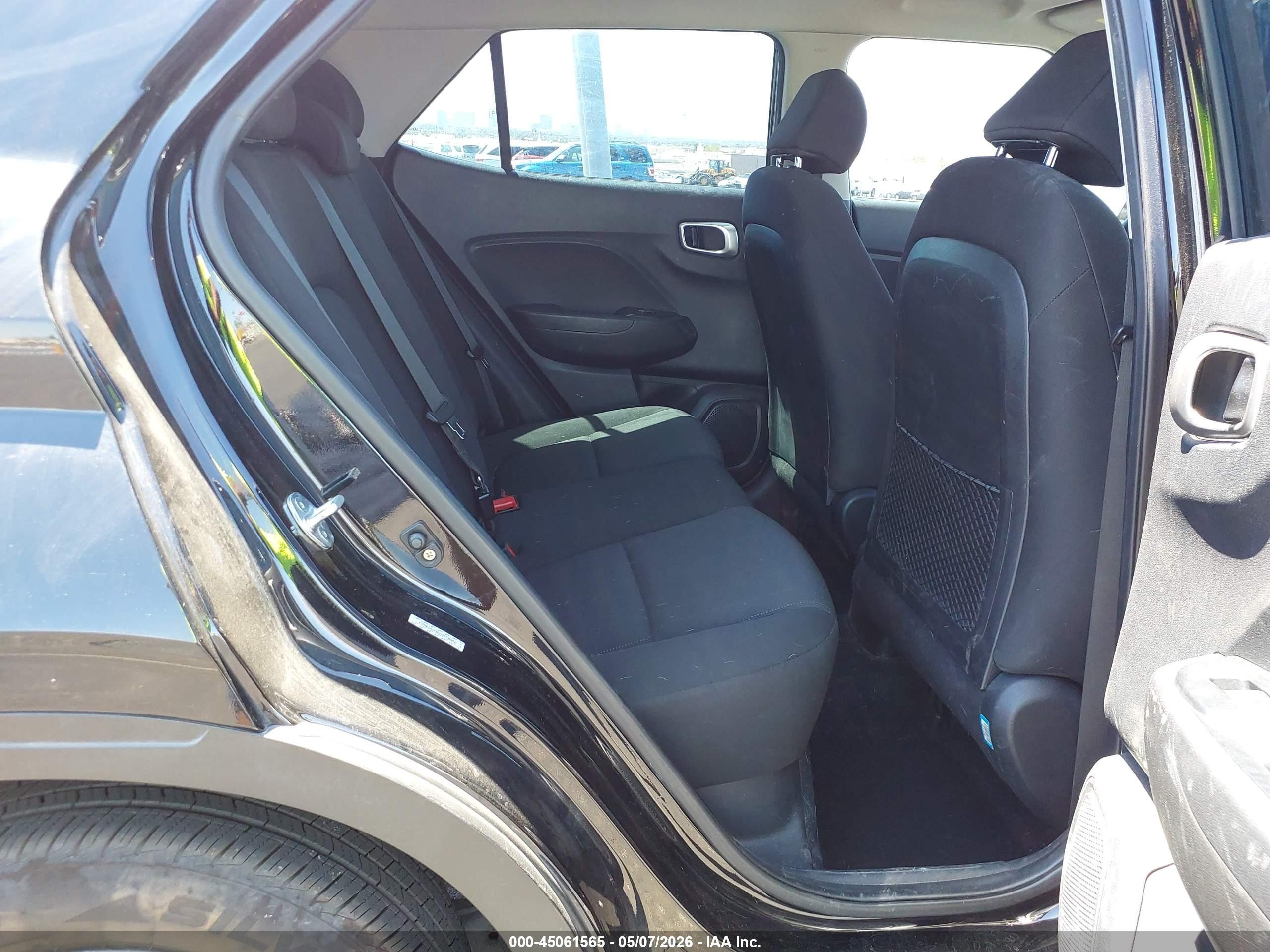 2021 Hyundai Venue Se Черный vin: KMHRB8A30MU068950