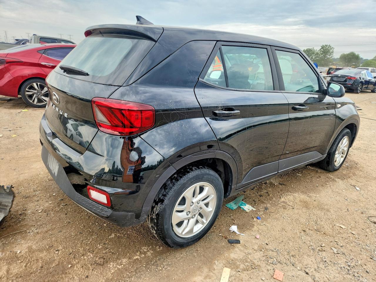 2021 Hyundai Venue Se Black vin: KMHRB8A32MU086494
