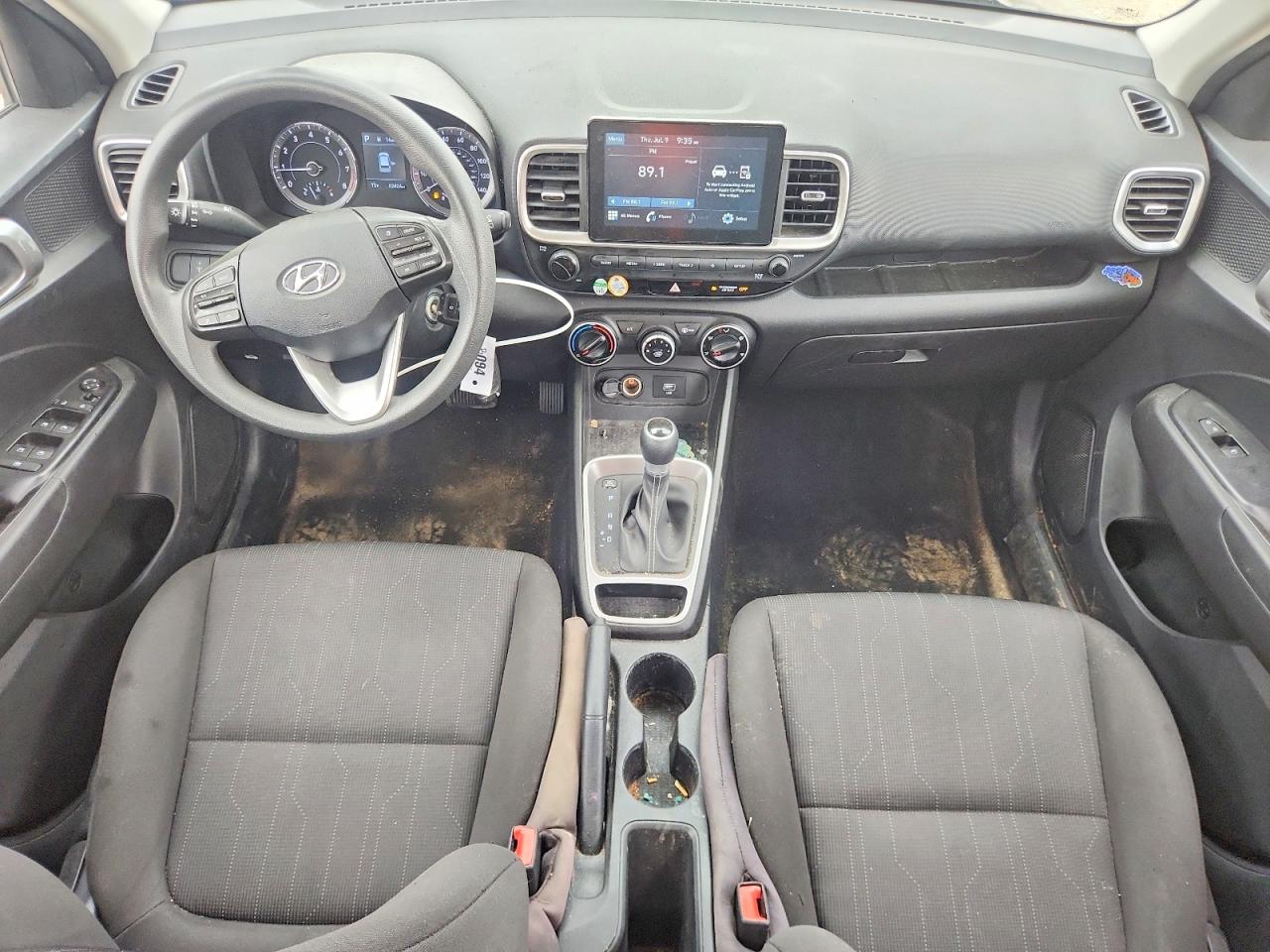 2021 Hyundai Venue Se Black vin: KMHRB8A32MU086494