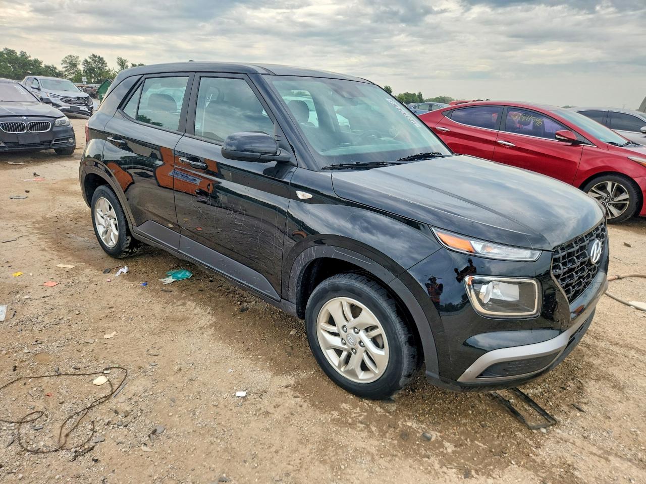 2021 Hyundai Venue Se Black vin: KMHRB8A32MU086494