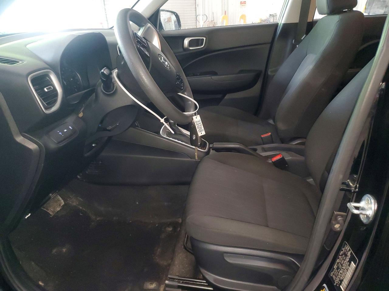 2022 Hyundai Venue Se Черный vin: KMHRB8A33NU202058