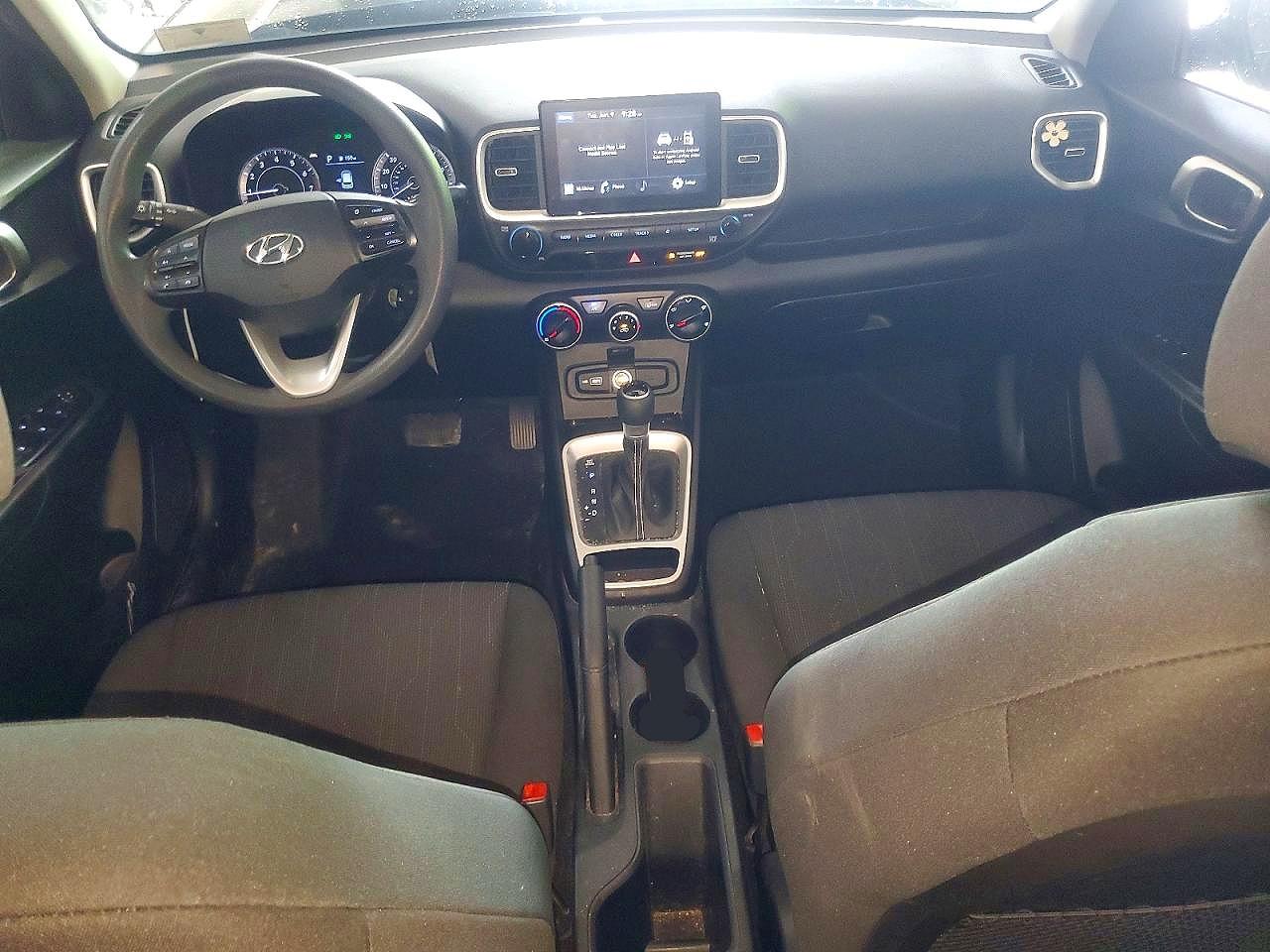 2022 Hyundai Venue Se Черный vin: KMHRB8A33NU202058