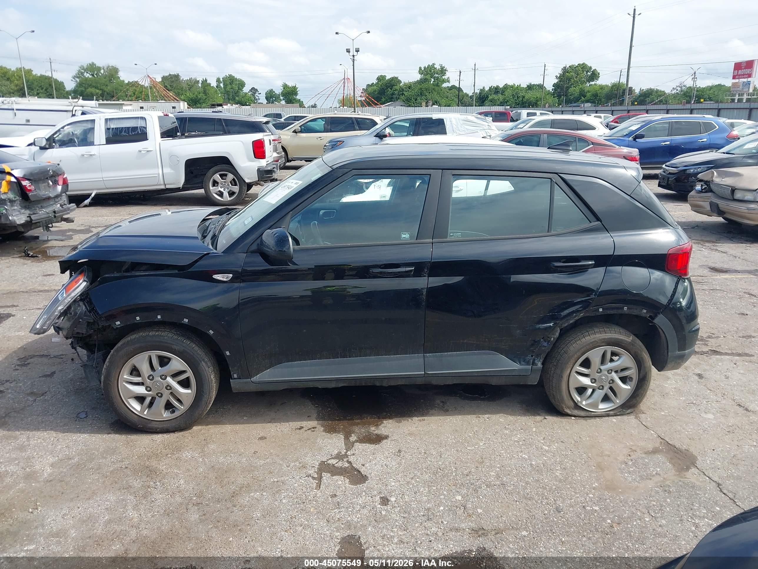 2021 Hyundai Venue Se Black vin: KMHRB8A36MU116547