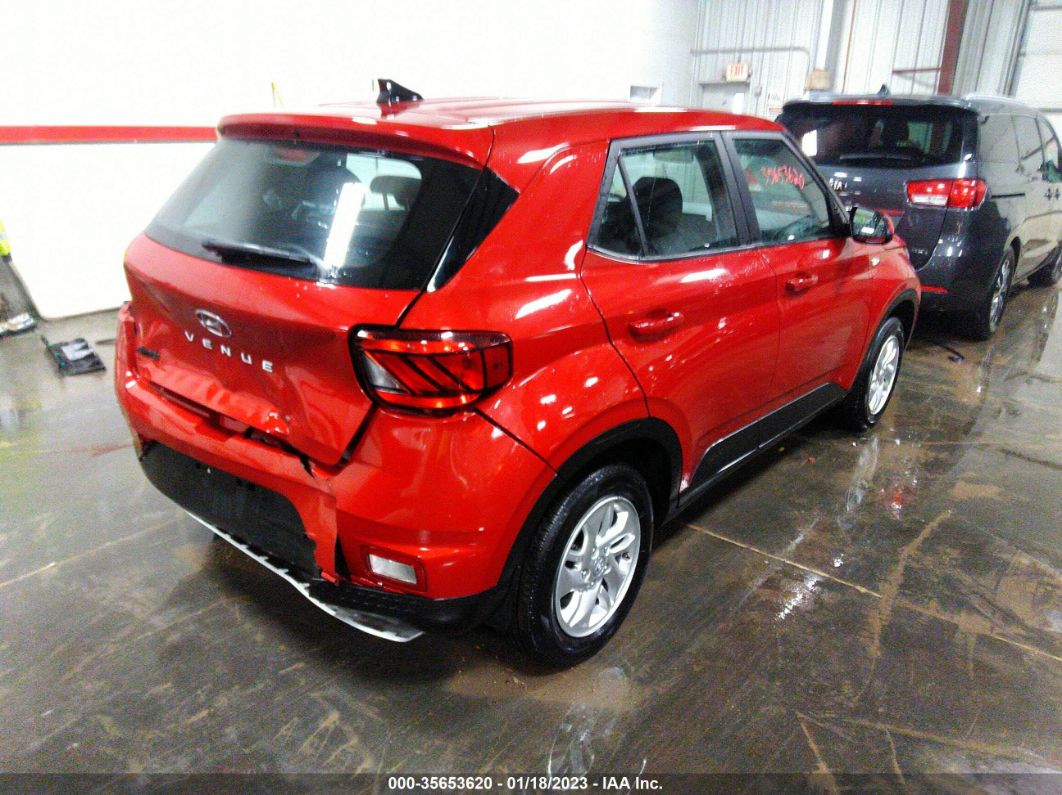 2021 Hyundai Venue Se Red vin: KMHRB8A38MU125962