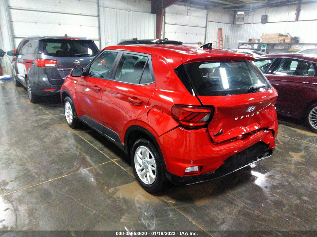 2021 Hyundai Venue Se Red vin: KMHRB8A38MU125962
