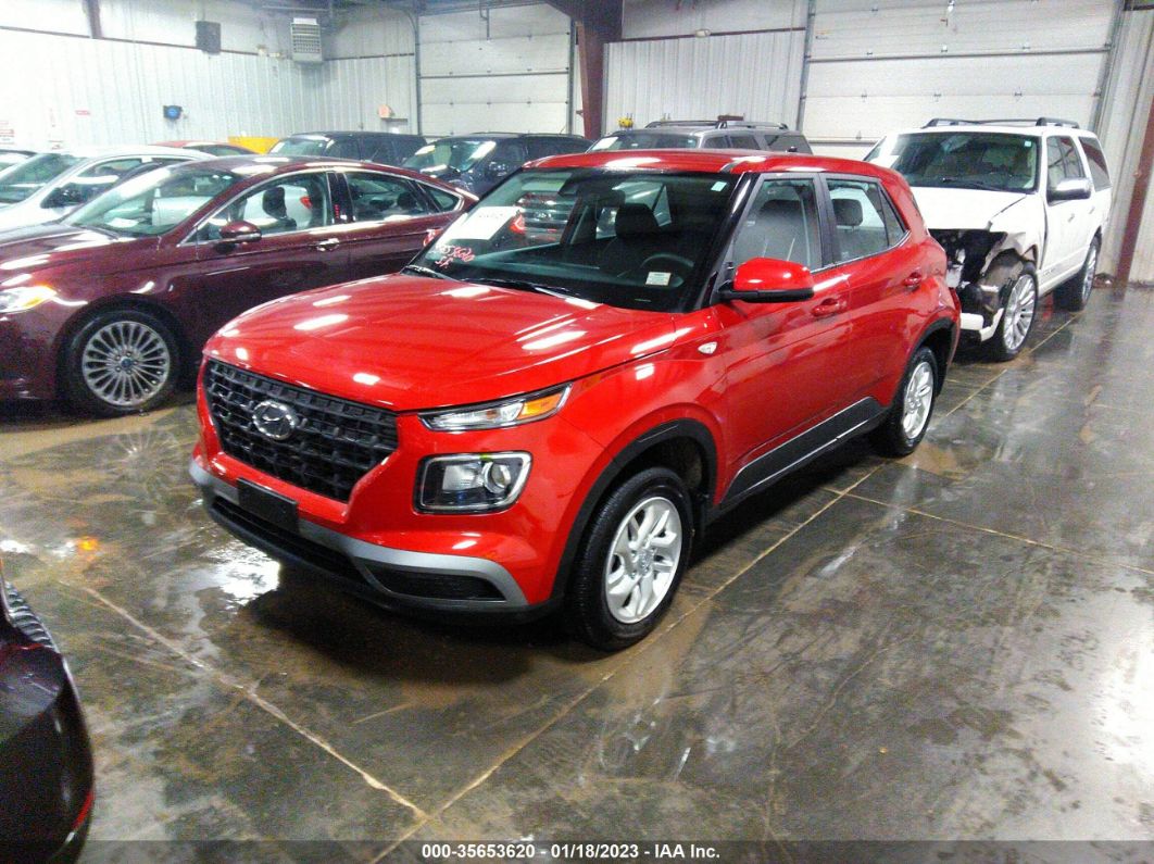 2021 Hyundai Venue Se Red vin: KMHRB8A38MU125962