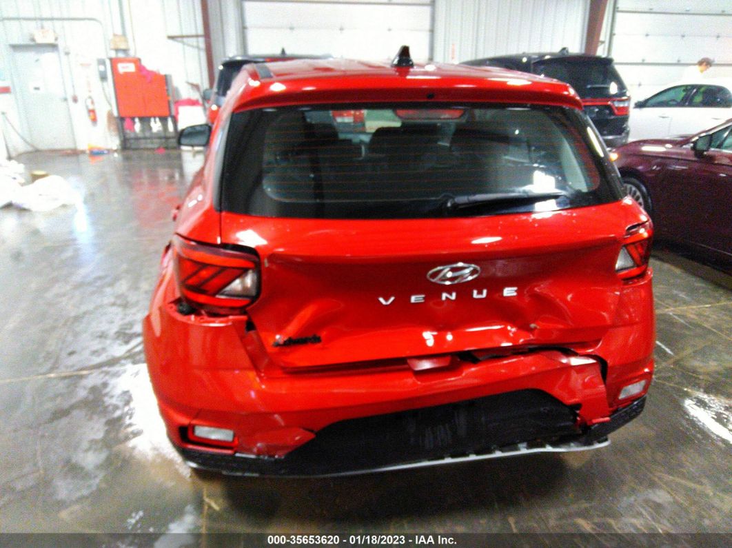2021 Hyundai Venue Se Red vin: KMHRB8A38MU125962