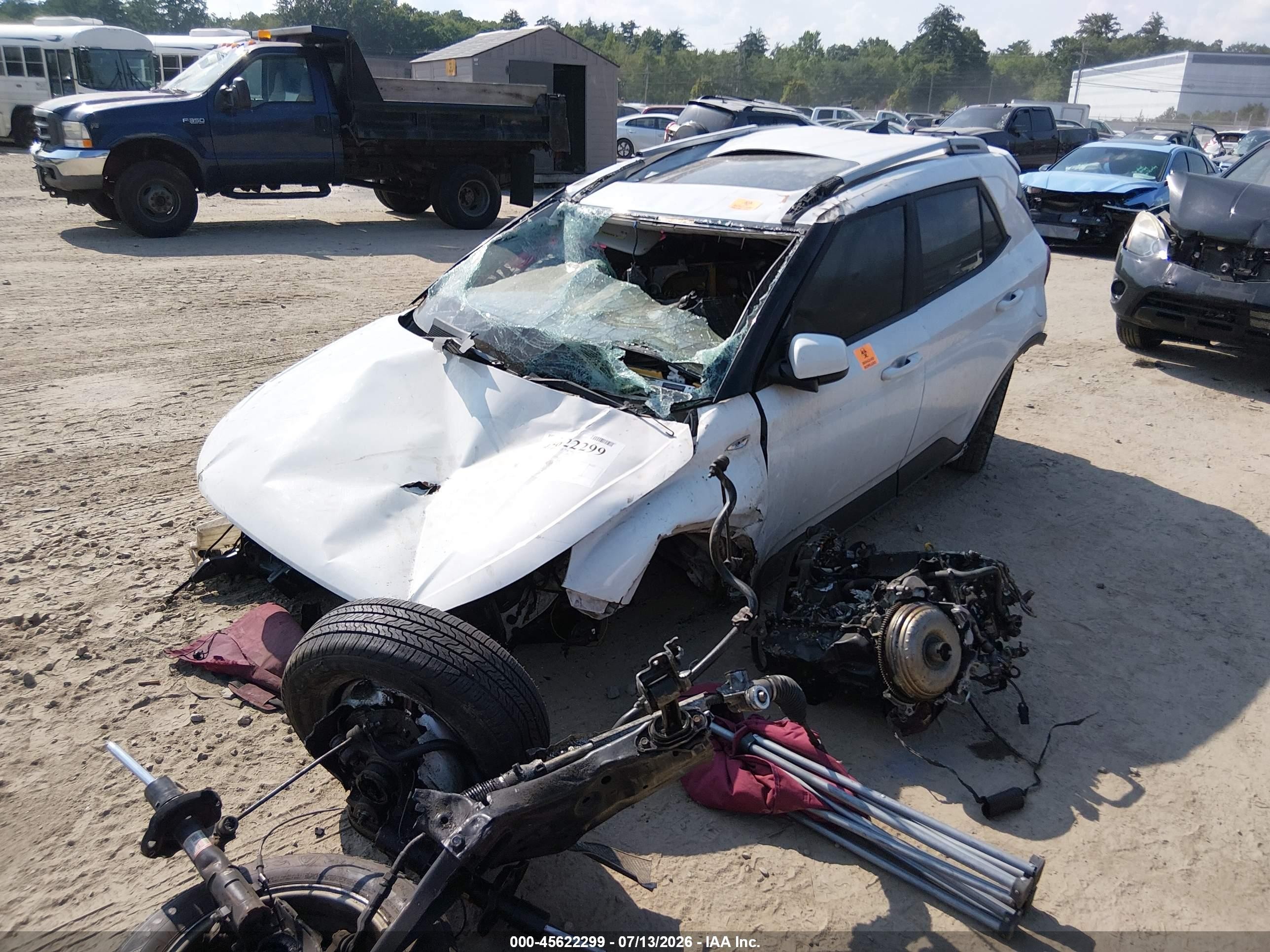 2020 Hyundai Venue Sel White vin: KMHRC8A30LU013782
