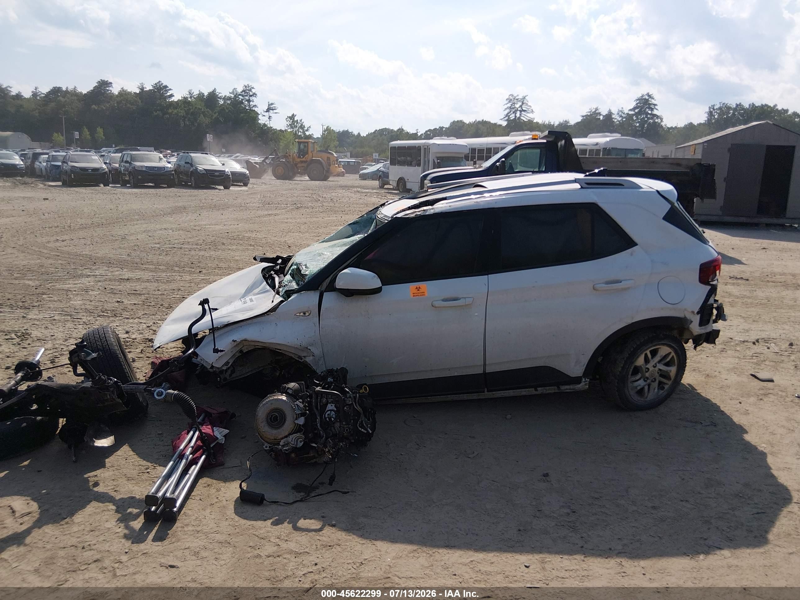 2020 Hyundai Venue Sel White vin: KMHRC8A30LU013782
